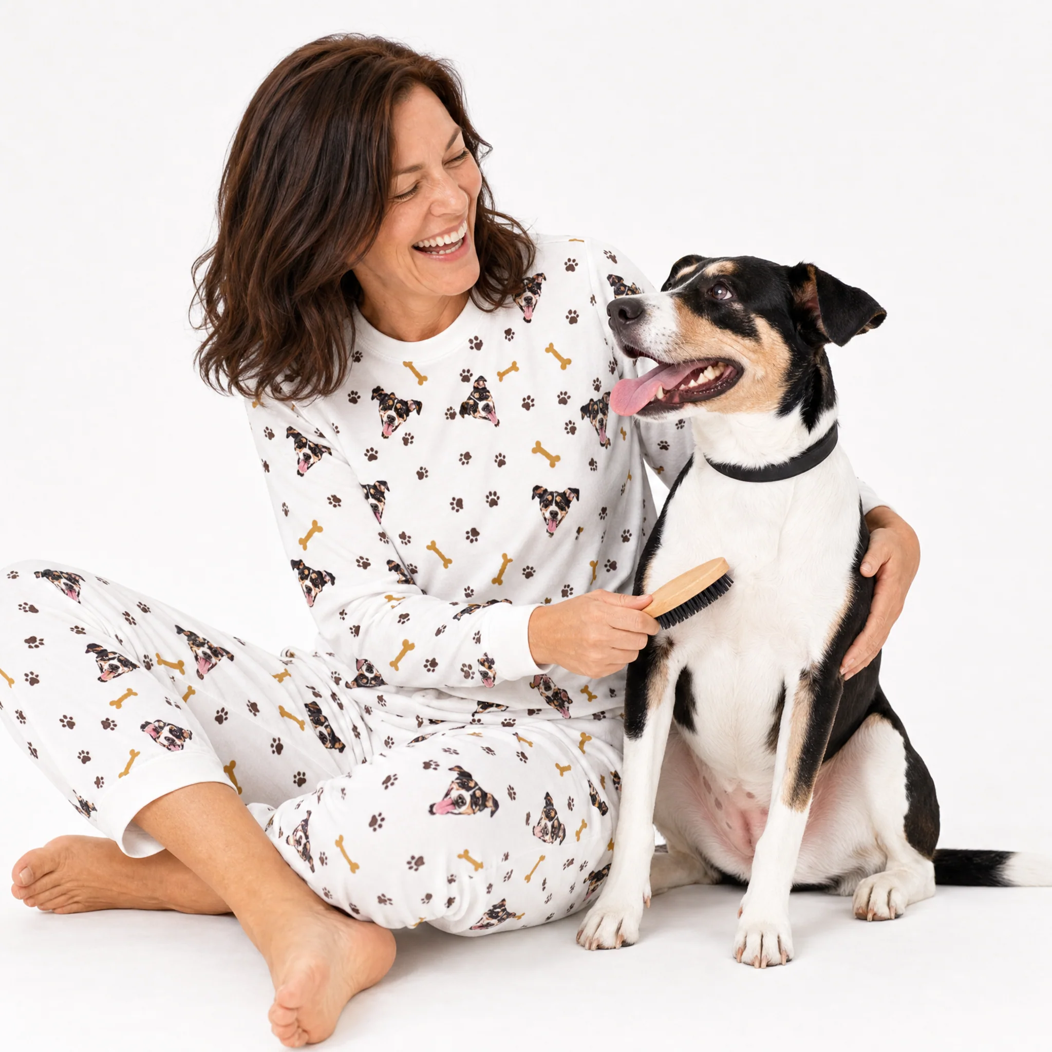 Adult Custom Pet Face Jogger Pajamas - Paws and Bones - Image 5