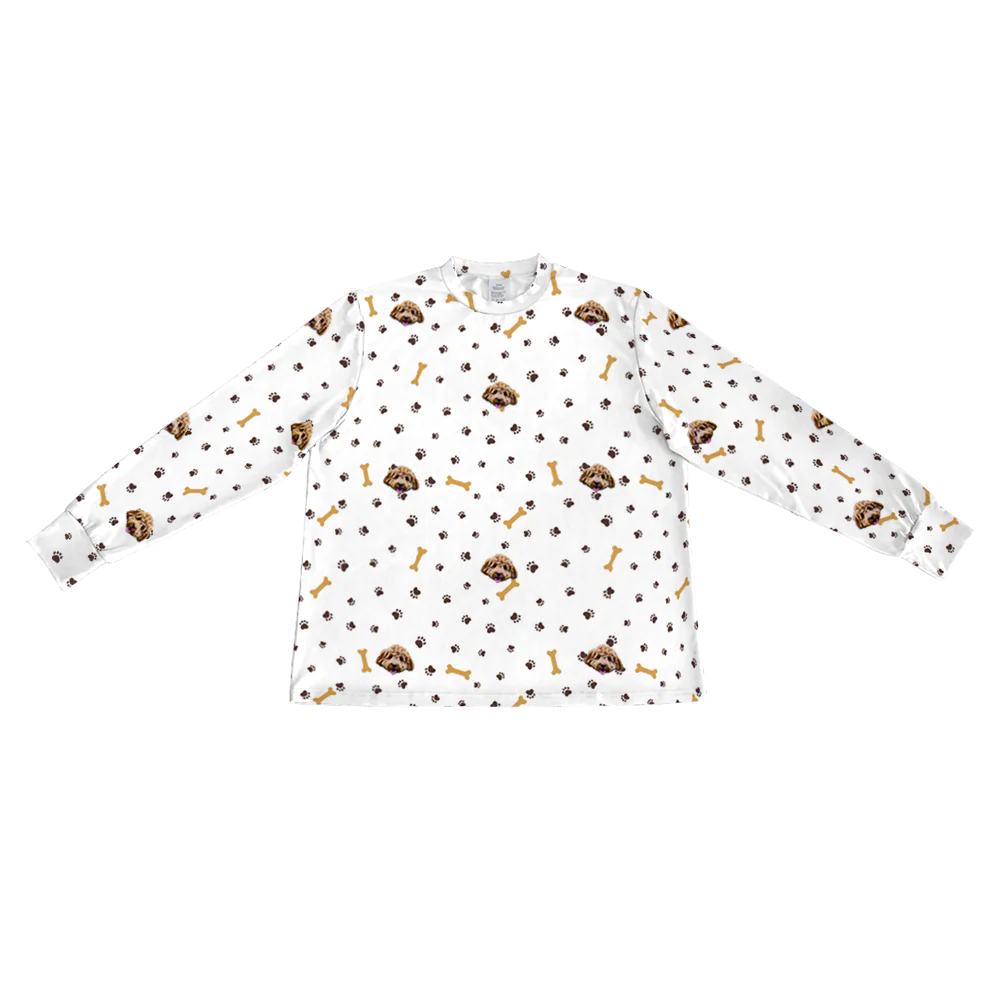 Adult Custom Pet Face Jogger Pajamas - Paws and Bones - Image 8