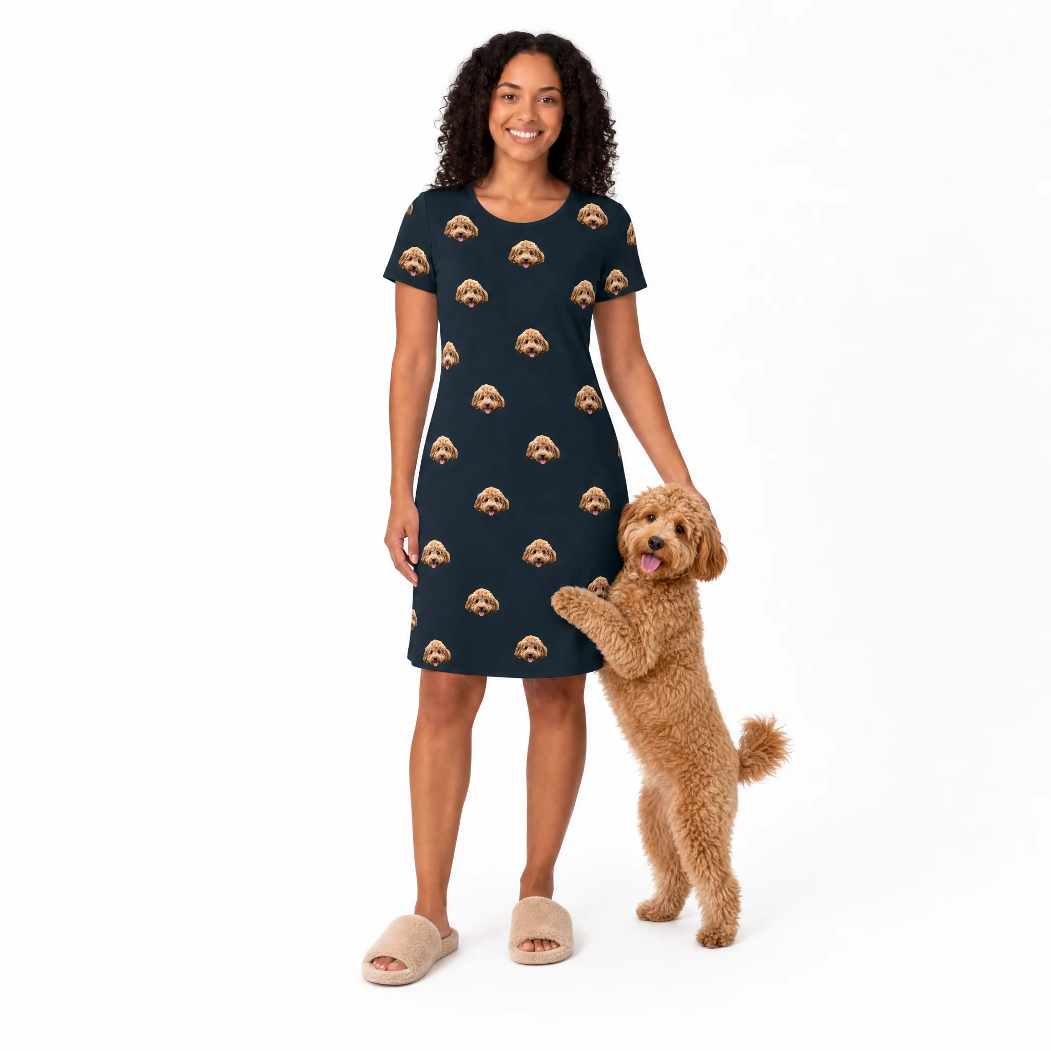 Adult Custom Pet Face Nightgowns - Image 3