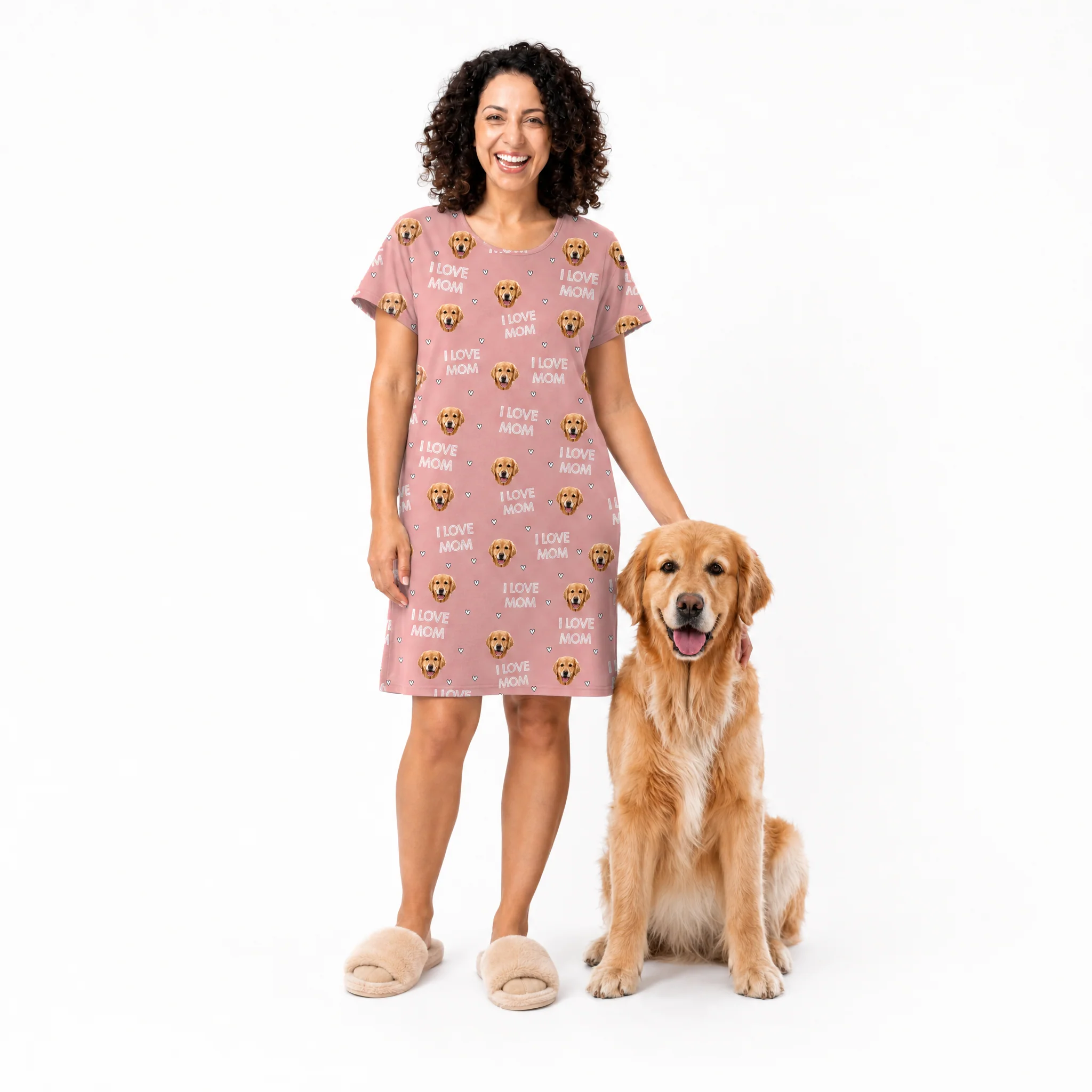 Adult Custom Pet Face Nightgowns - Image 6