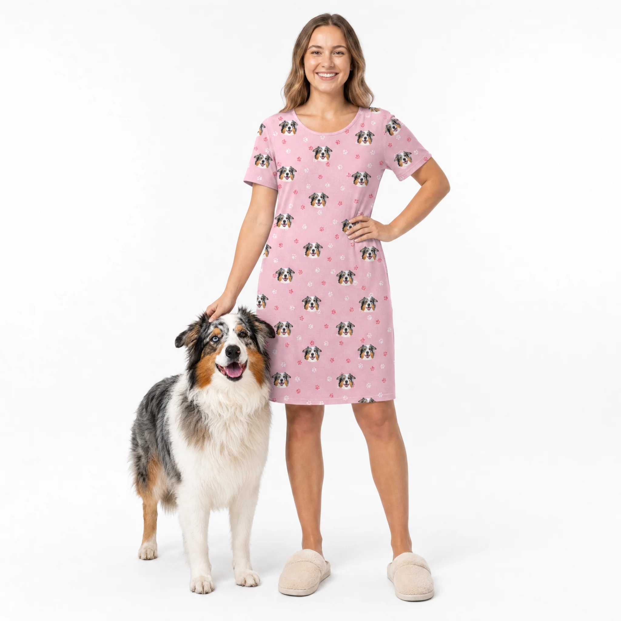 Adult Custom Pet Face Nightgowns - Image 7