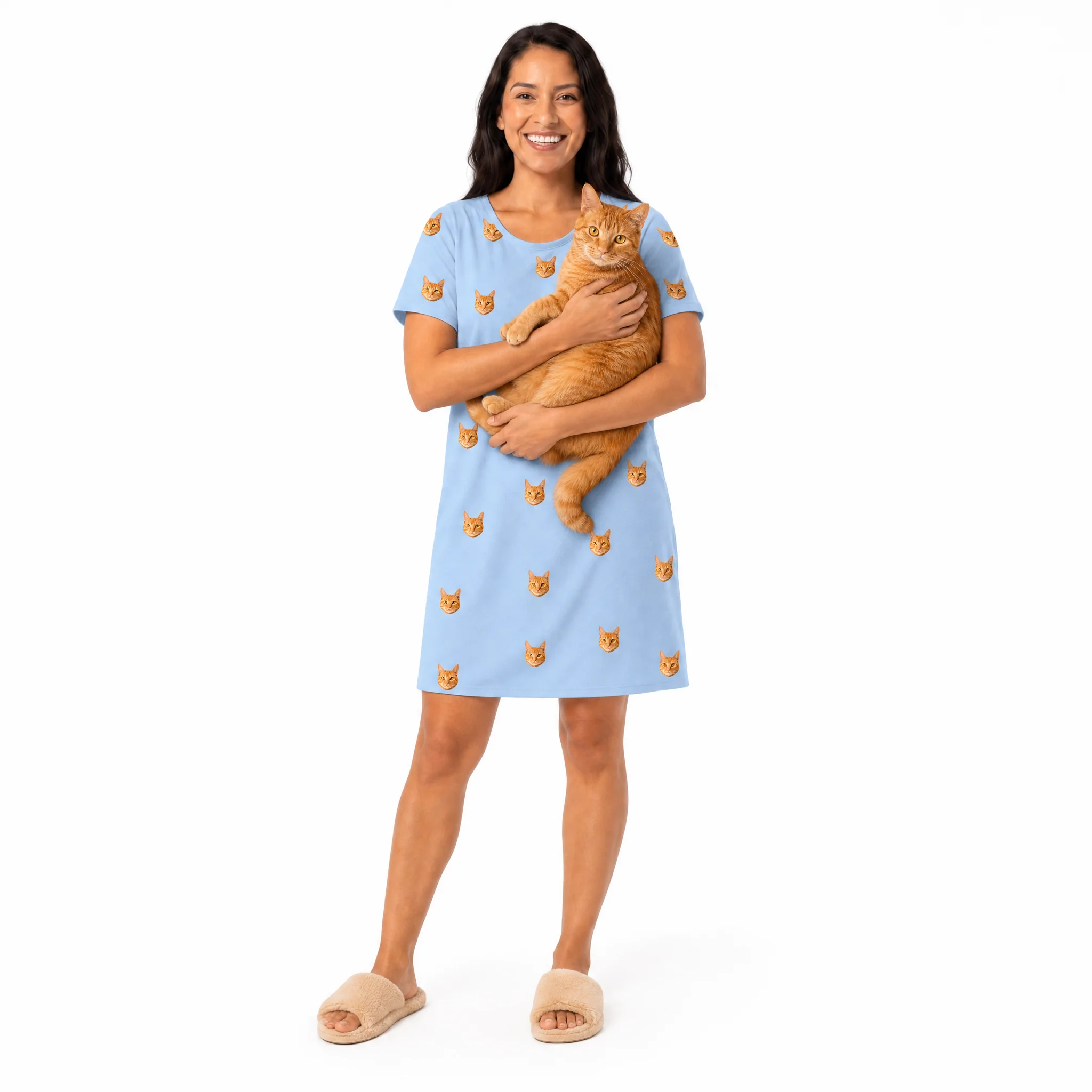 Adult Custom Pet Face Nightgowns - Image 11