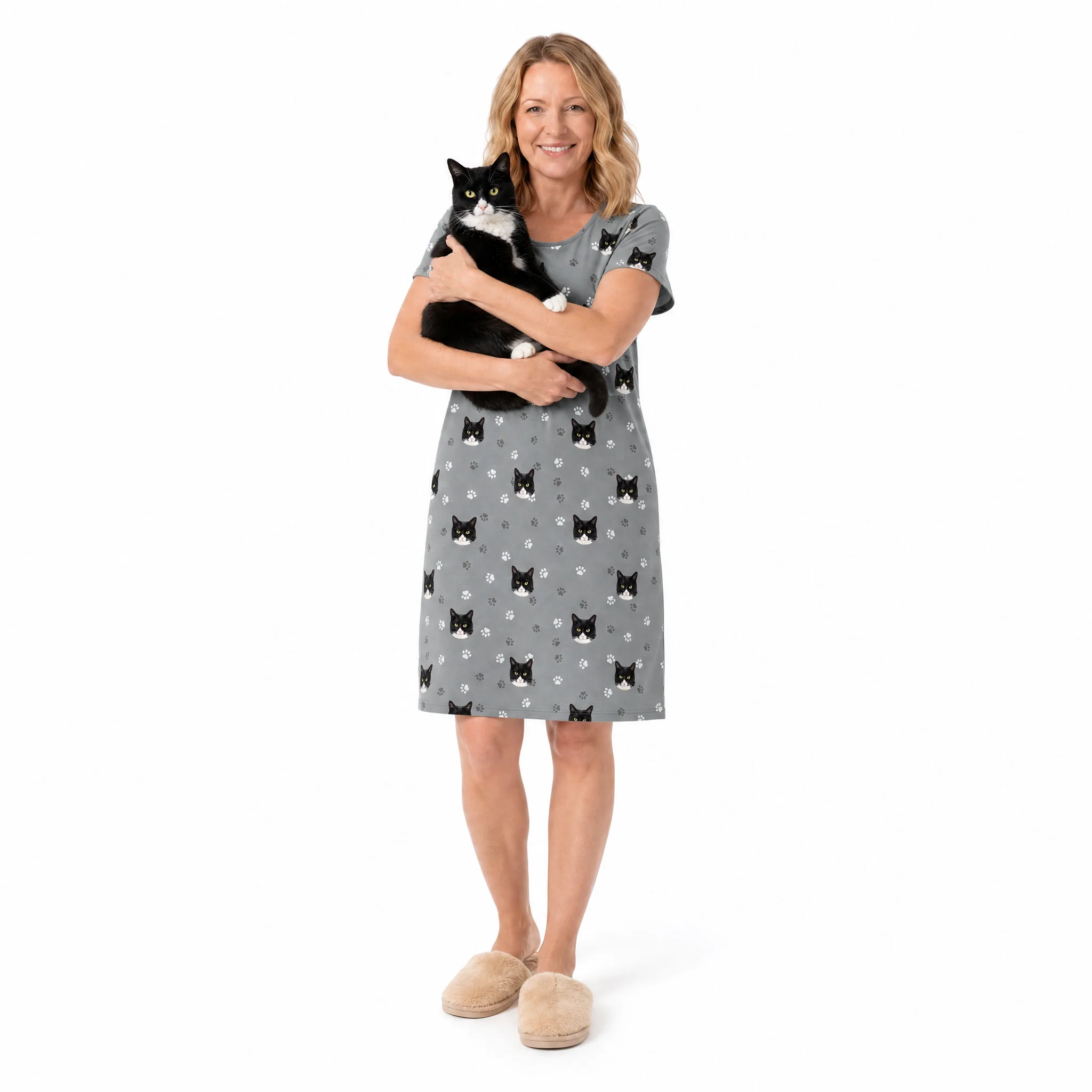 Adult Custom Pet Face Nightgowns - Image 12