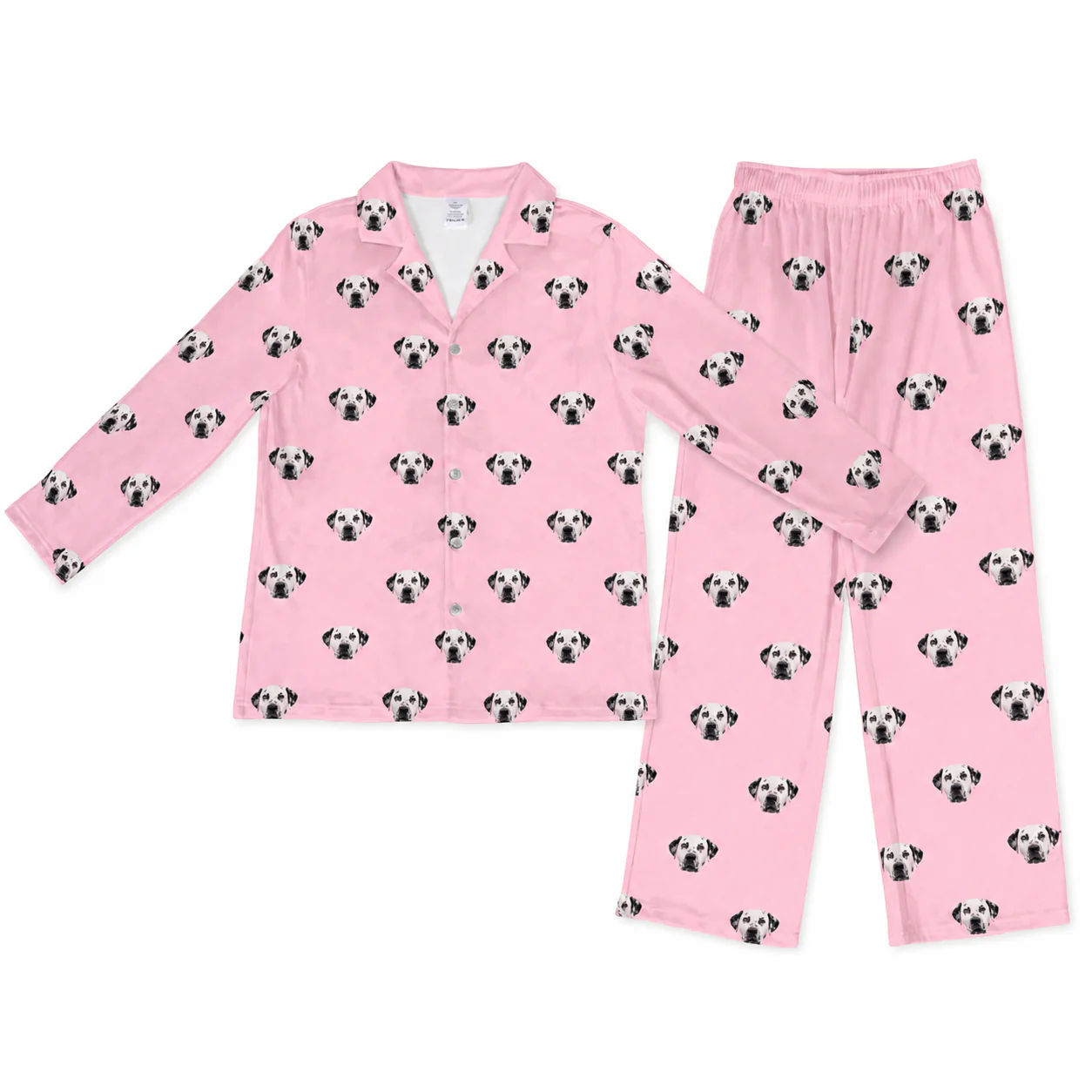 Adult Custom Pet Face Pajamas - Pink Dream - Image 10