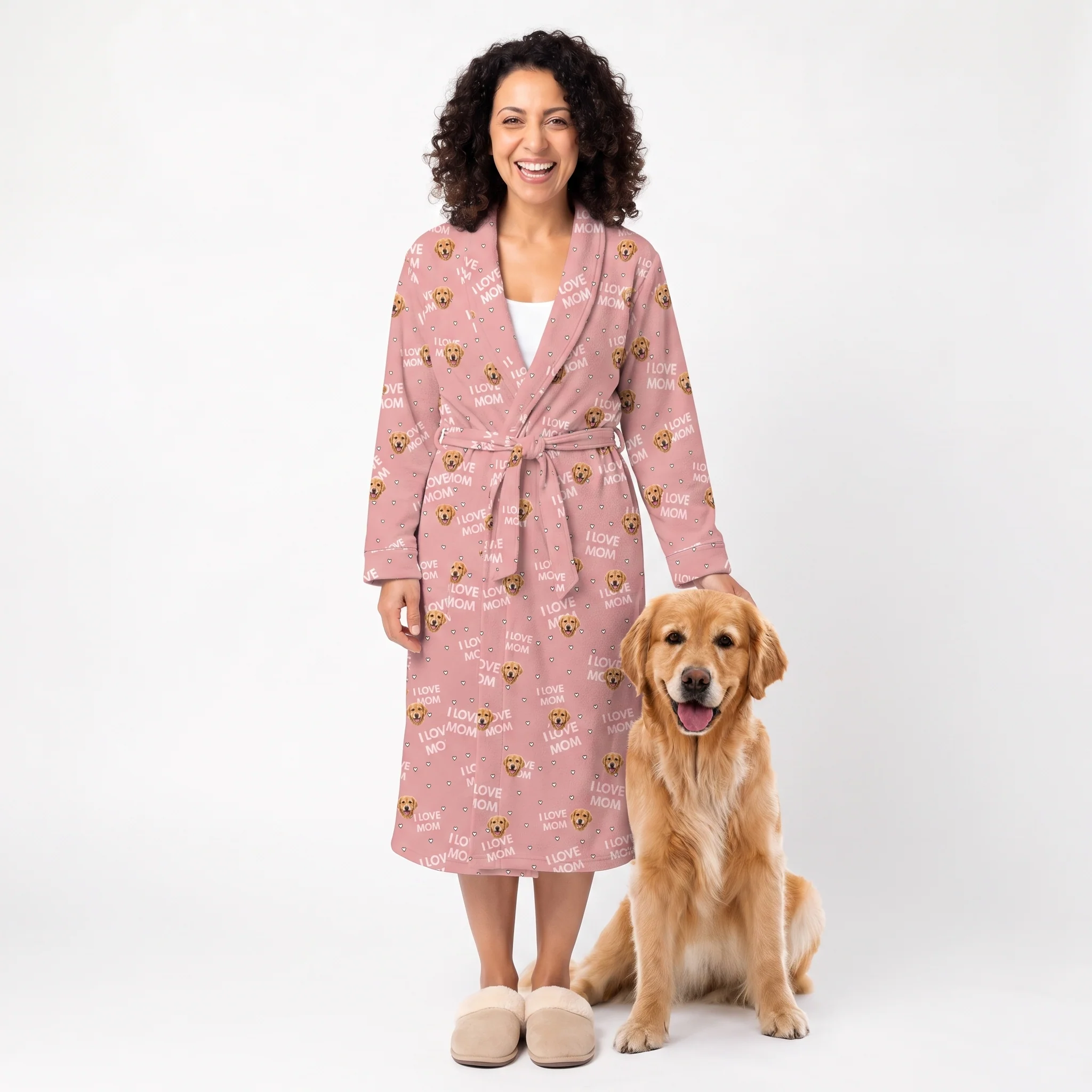 Adult Custom Pet Face Robes - Image 7