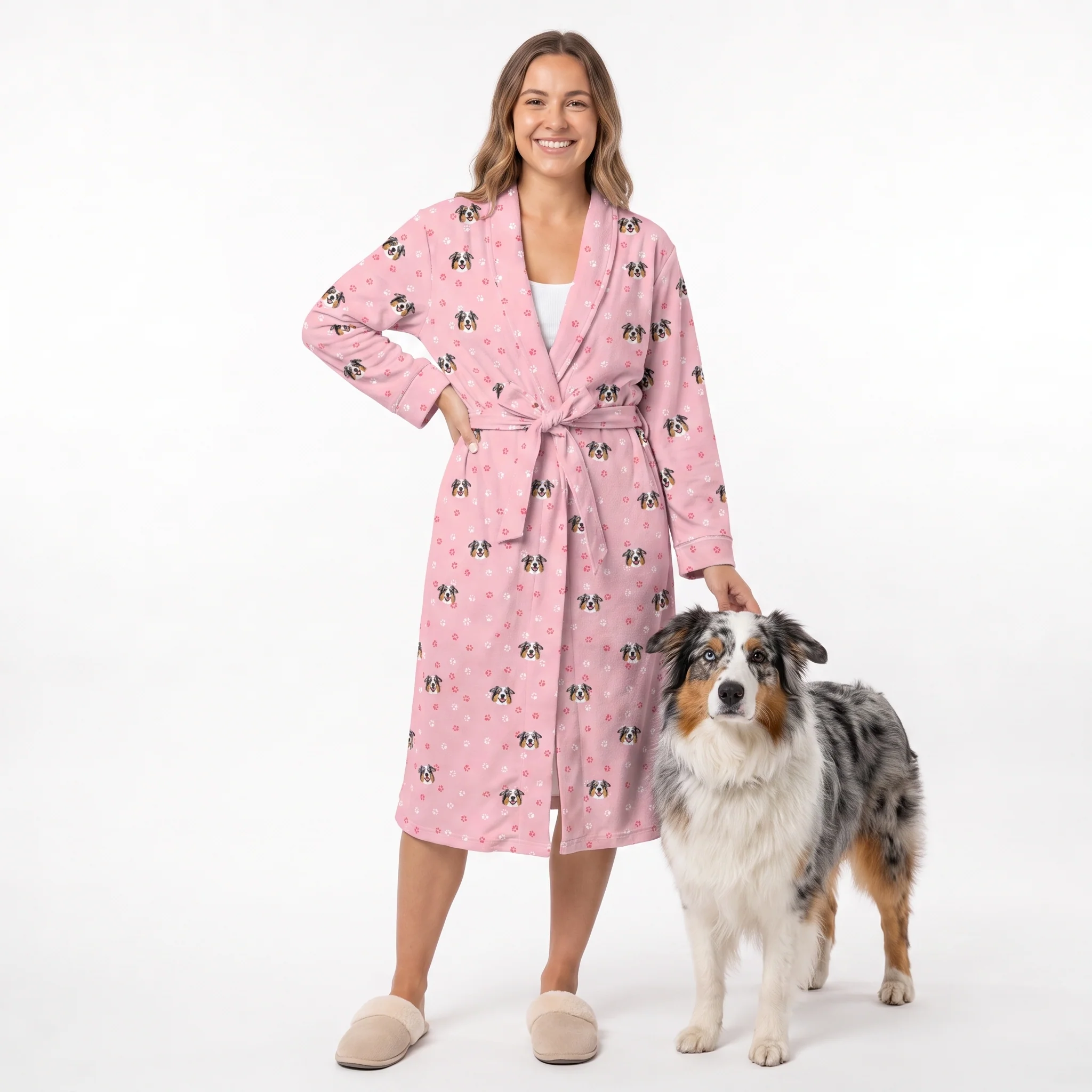 Adult Custom Pet Face Robes - Image 6