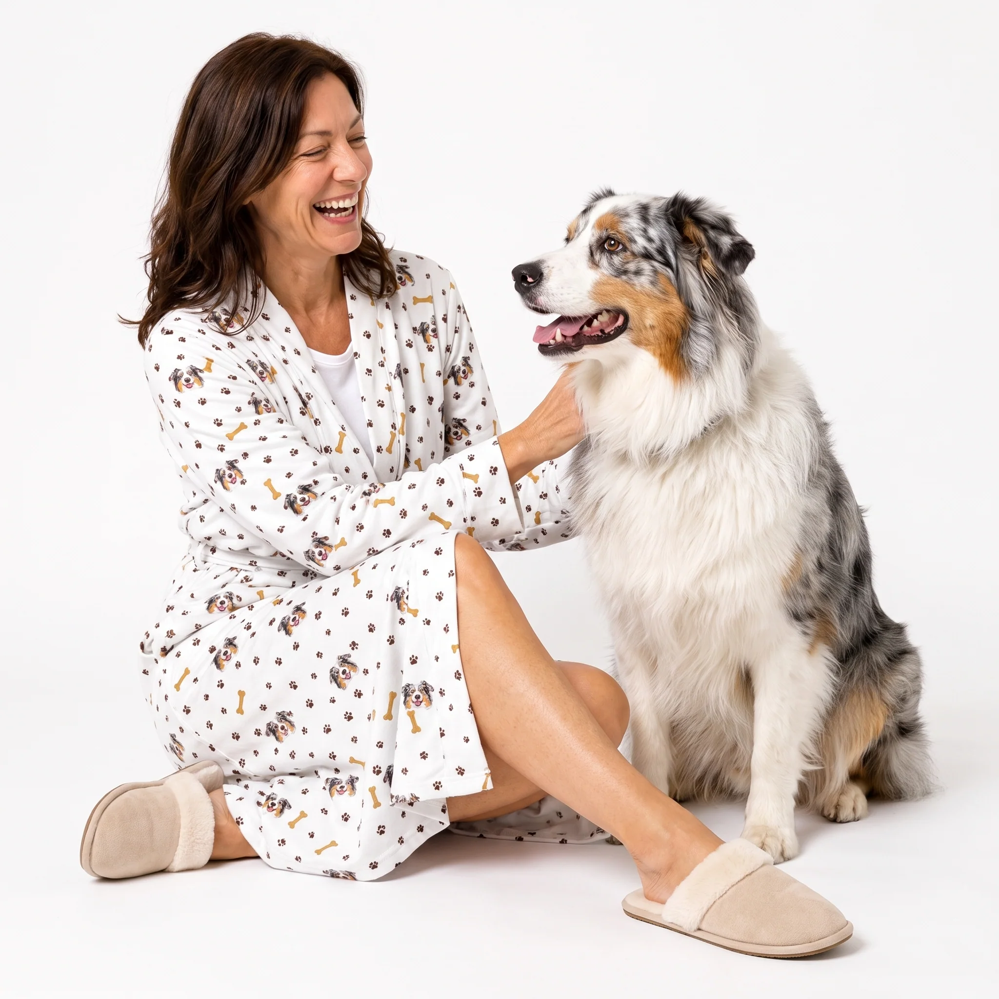 Adult Custom Pet Face Robes - Paws and Bones - Image 3