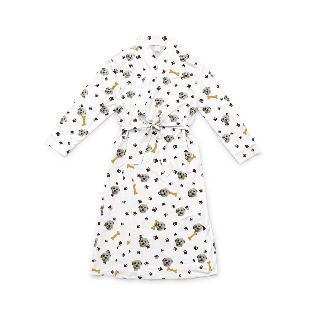 Adult Custom Pet Face Robes - Paws and Bones - Image 4