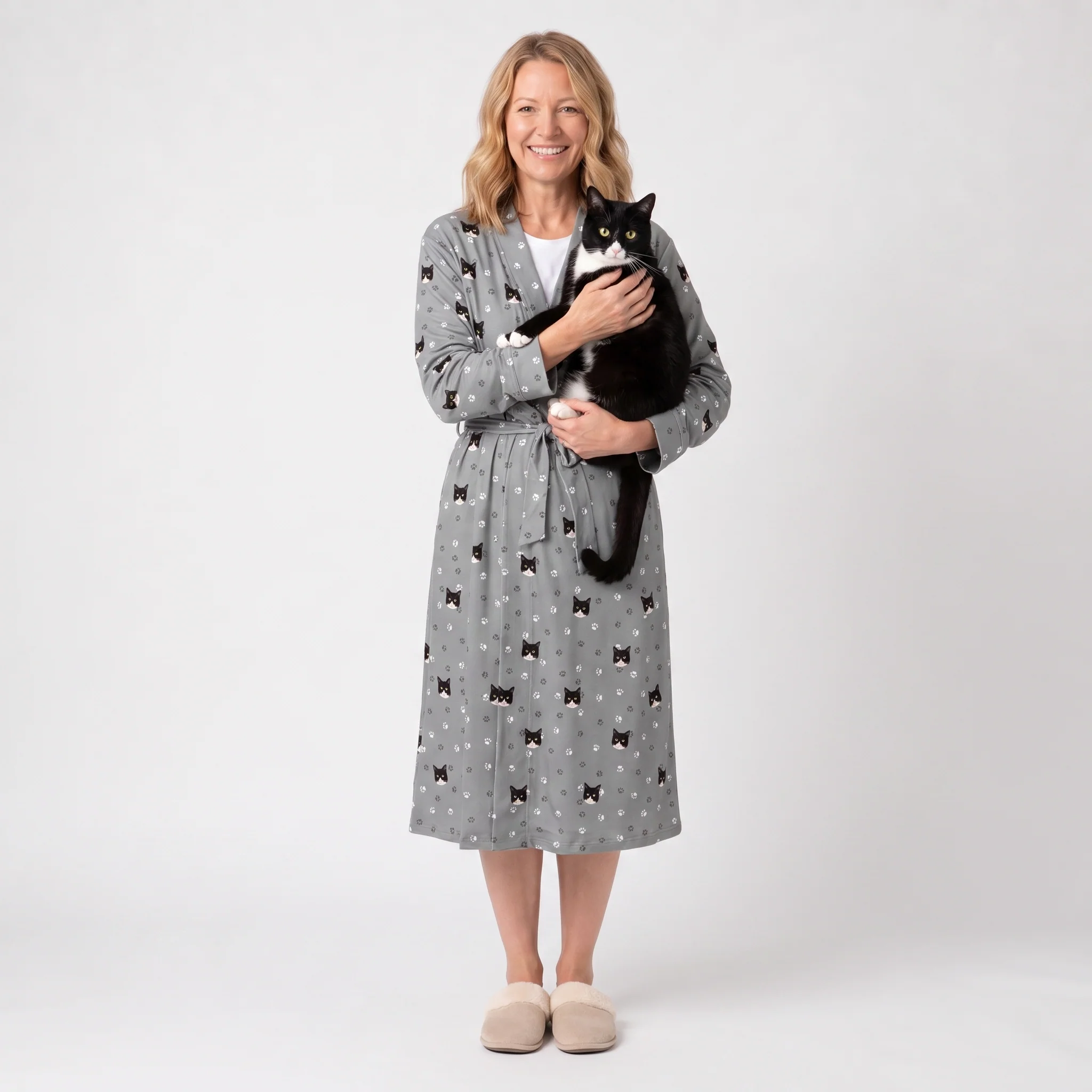 Adult Custom Pet Face Robes - Image 12