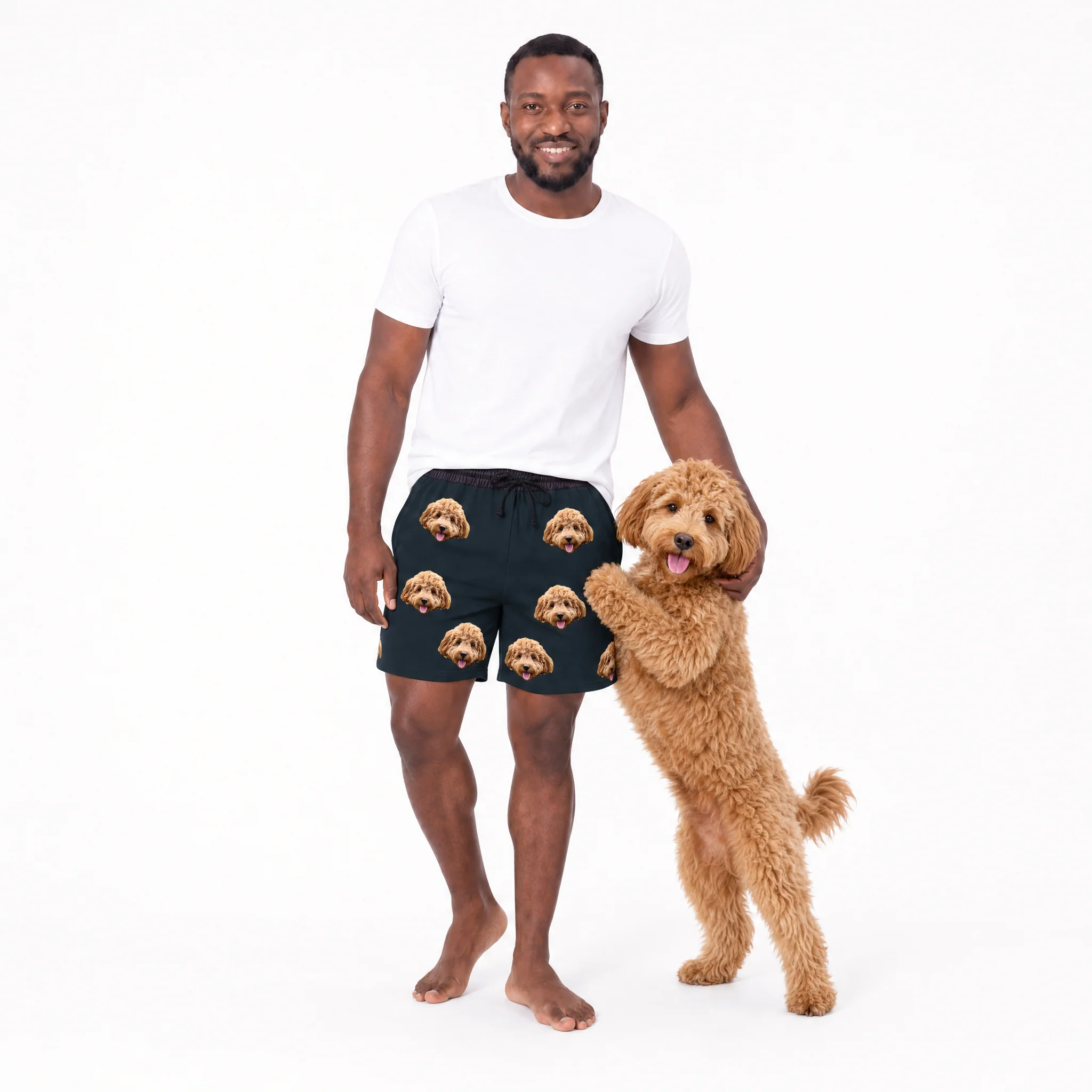 Custom Pet Face Sweatshorts
