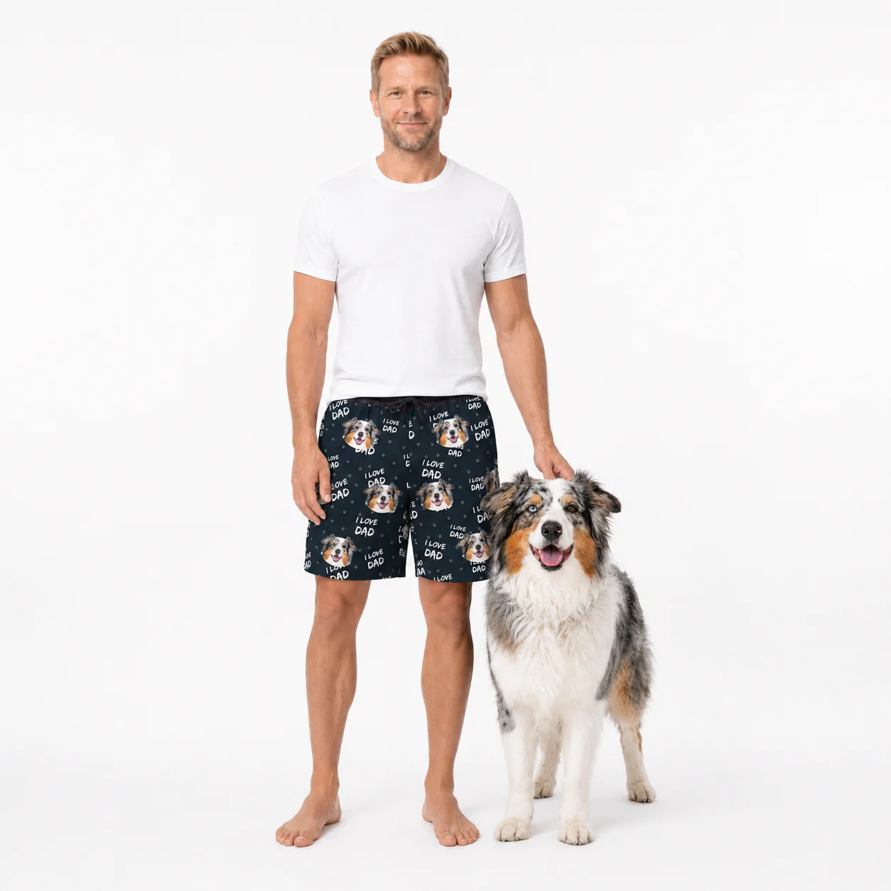 Custom Pet Face Sweatshorts - Image 4