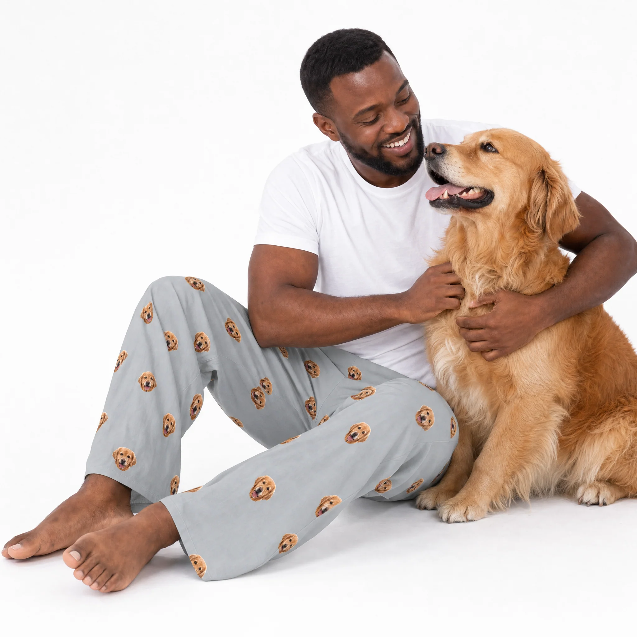 Adult Custom Pet Face Pajama Pants - Image 11