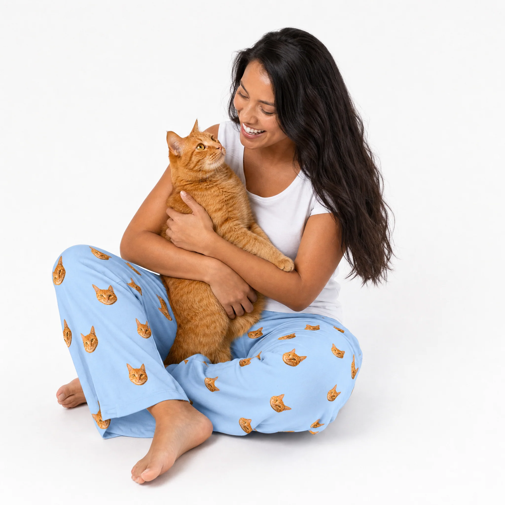 Adult Custom Pet Face Pajama Pants - Image 3