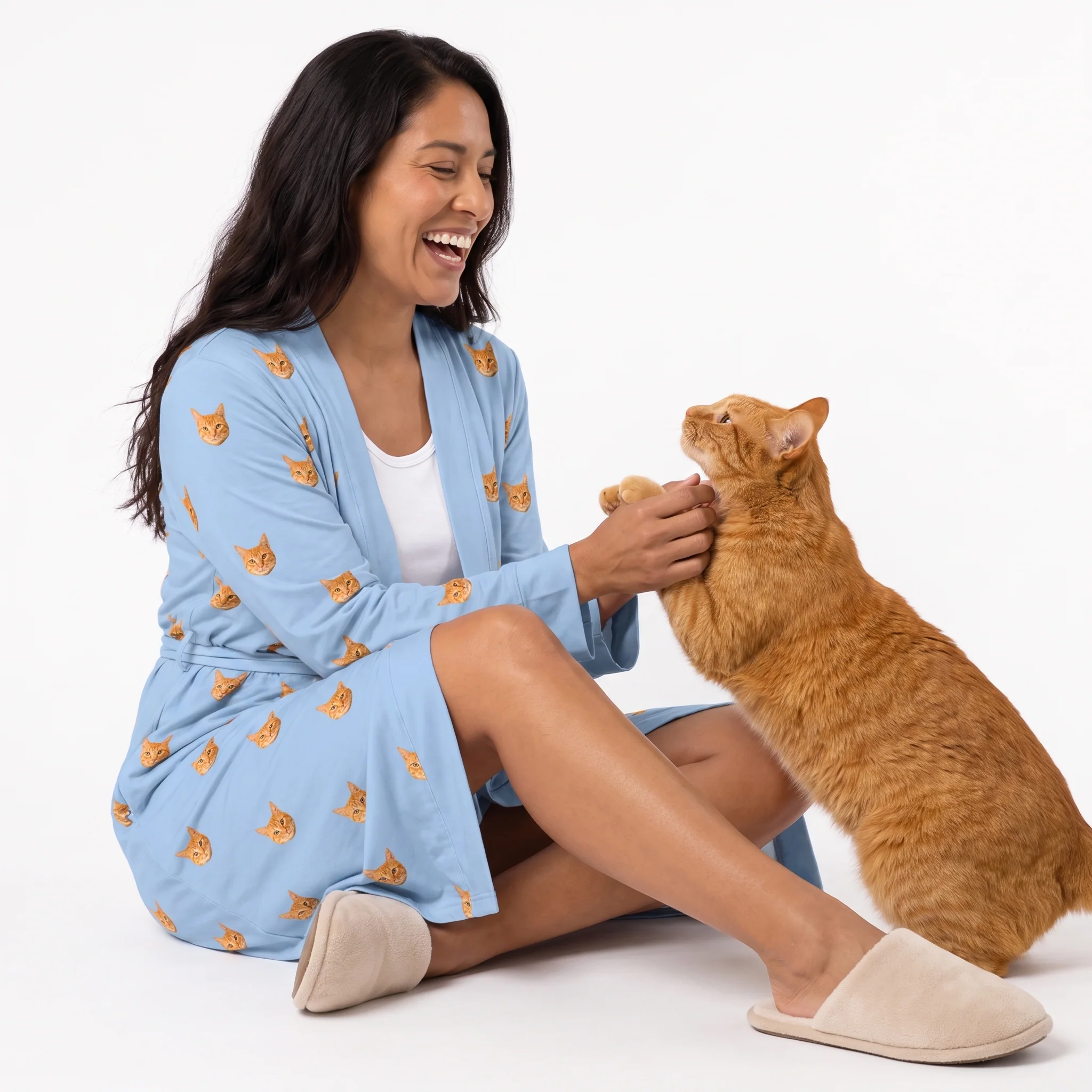 Adult Custom Pet Face Robes - Image 10