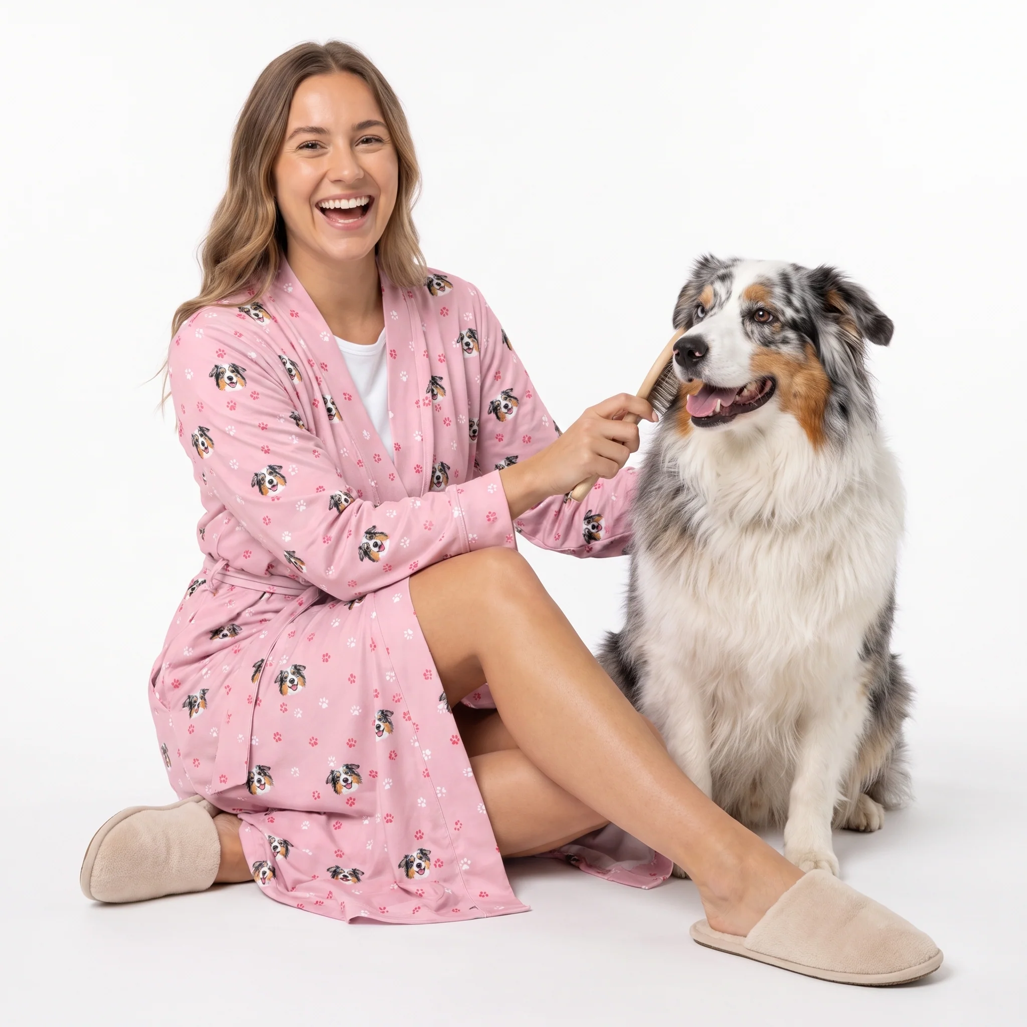 Adult Custom Pet Face Robes - Image 17