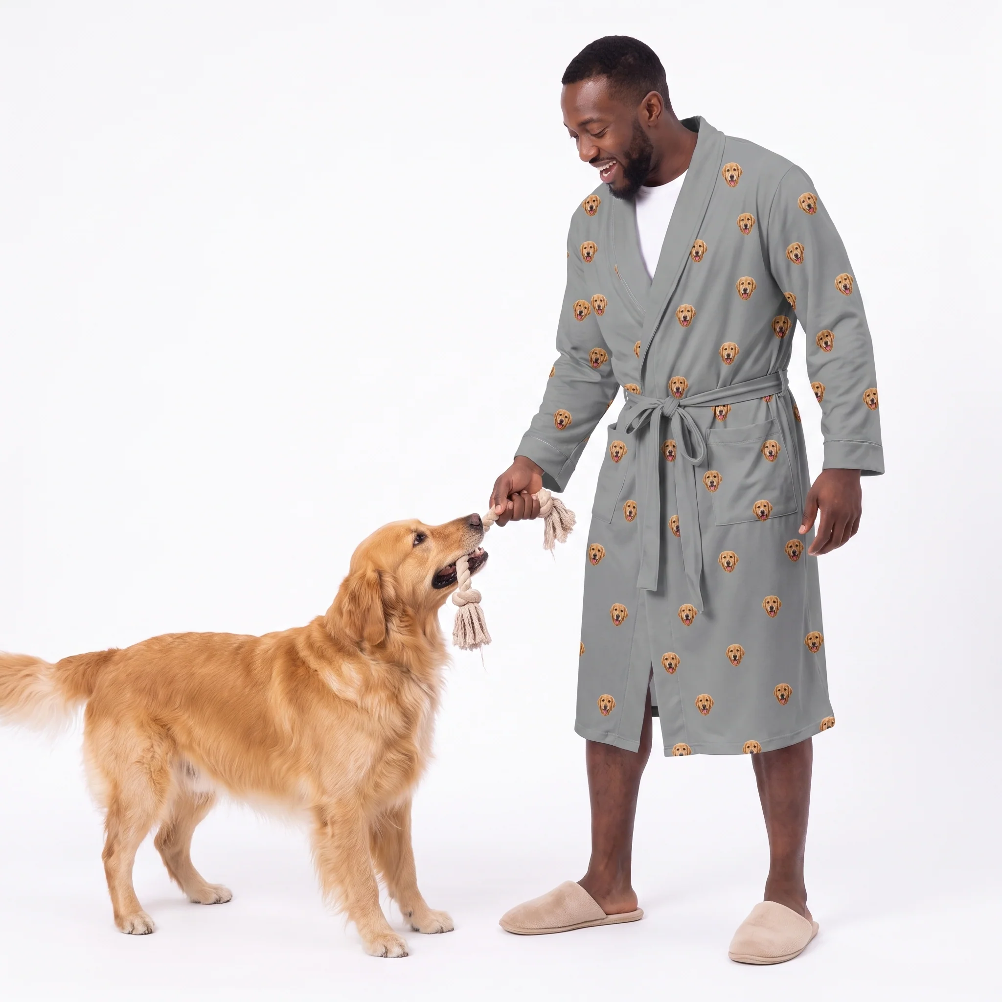 Adult Custom Pet Face Robes - Image 18