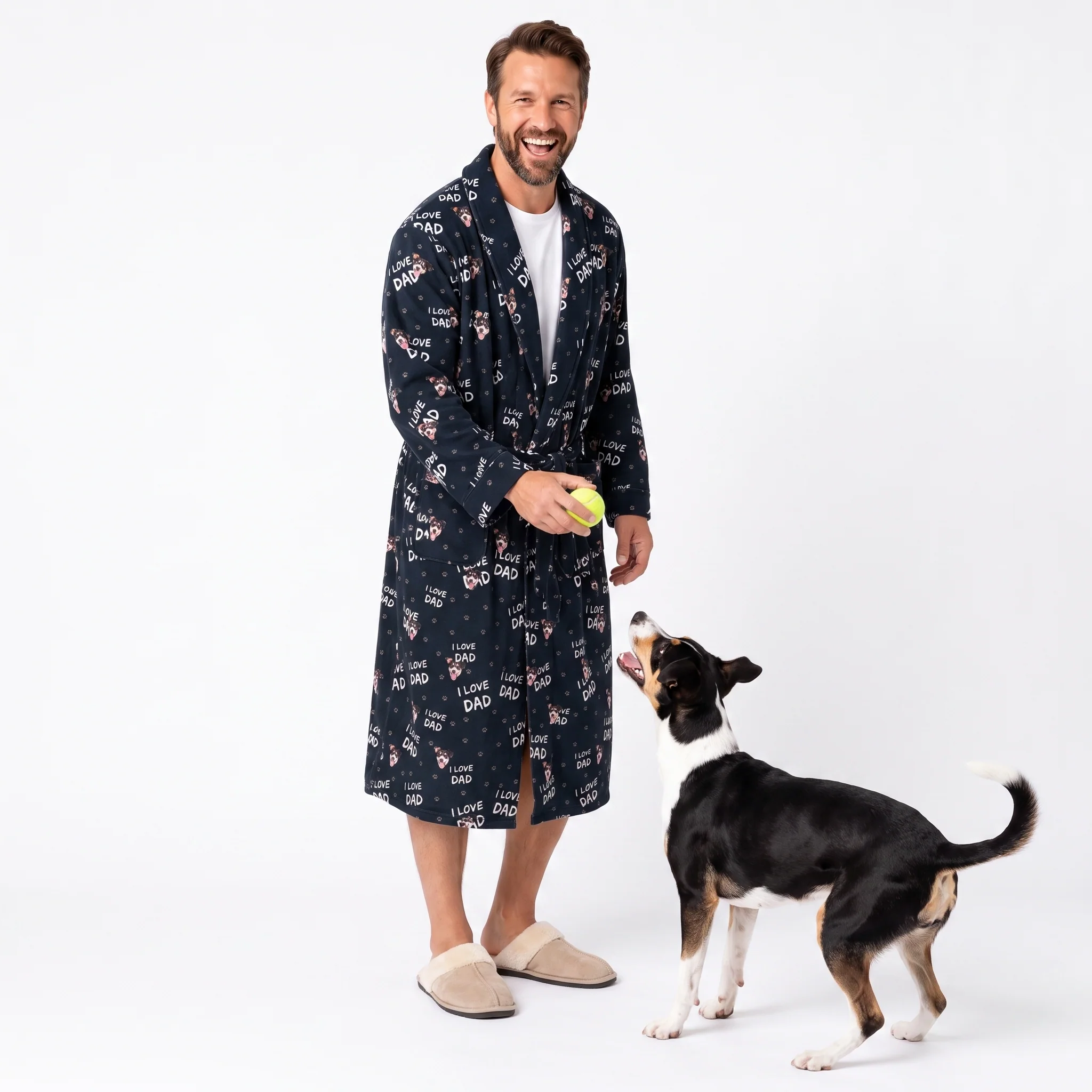 Adult Custom Pet Face Robes - Image 20
