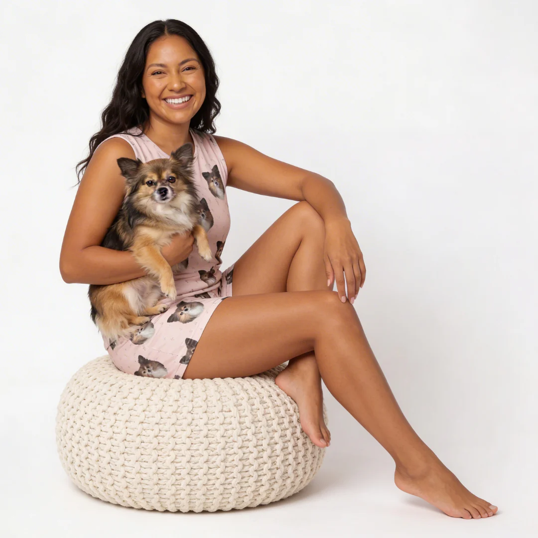 Tank Top Pajama Set | Pet Face Pajamas - Image 16