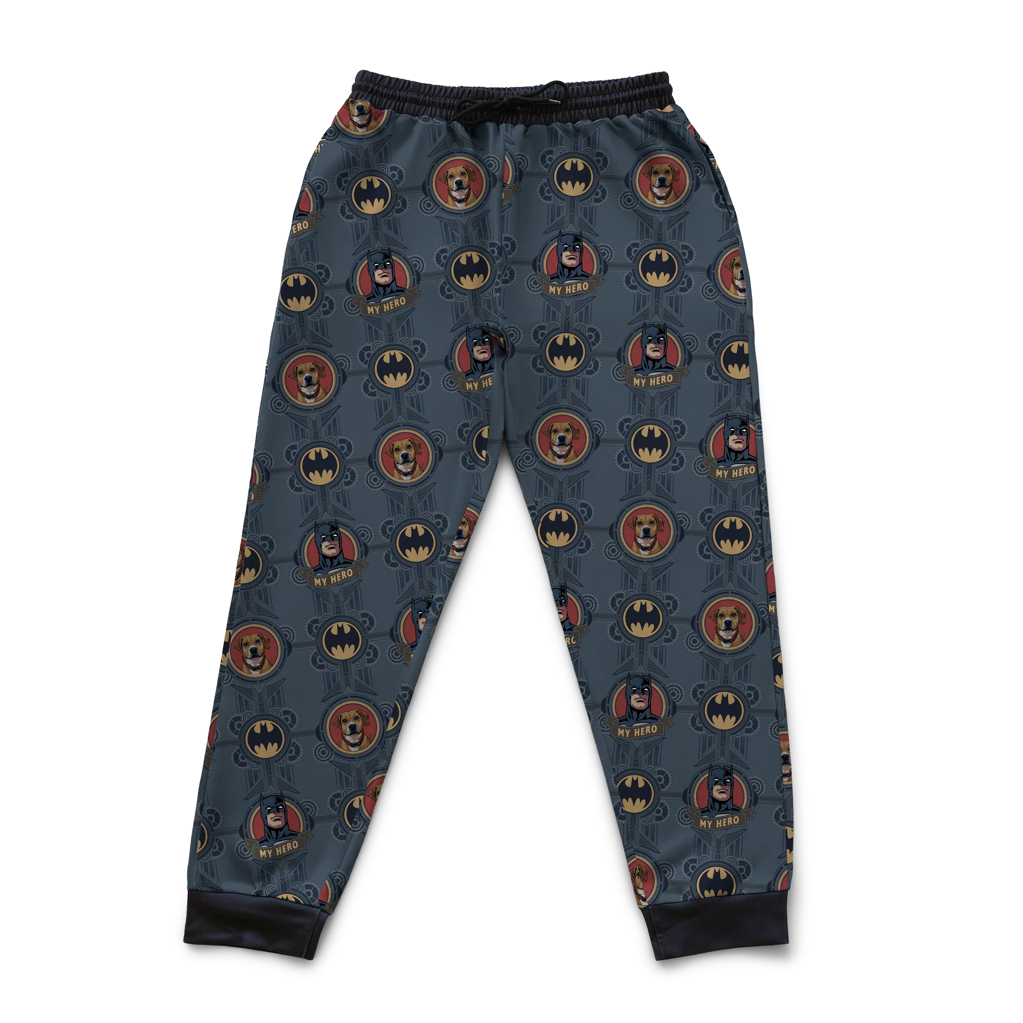 Batman Sweatpants with Your Pet’s Face - Dark Knight - Image 2