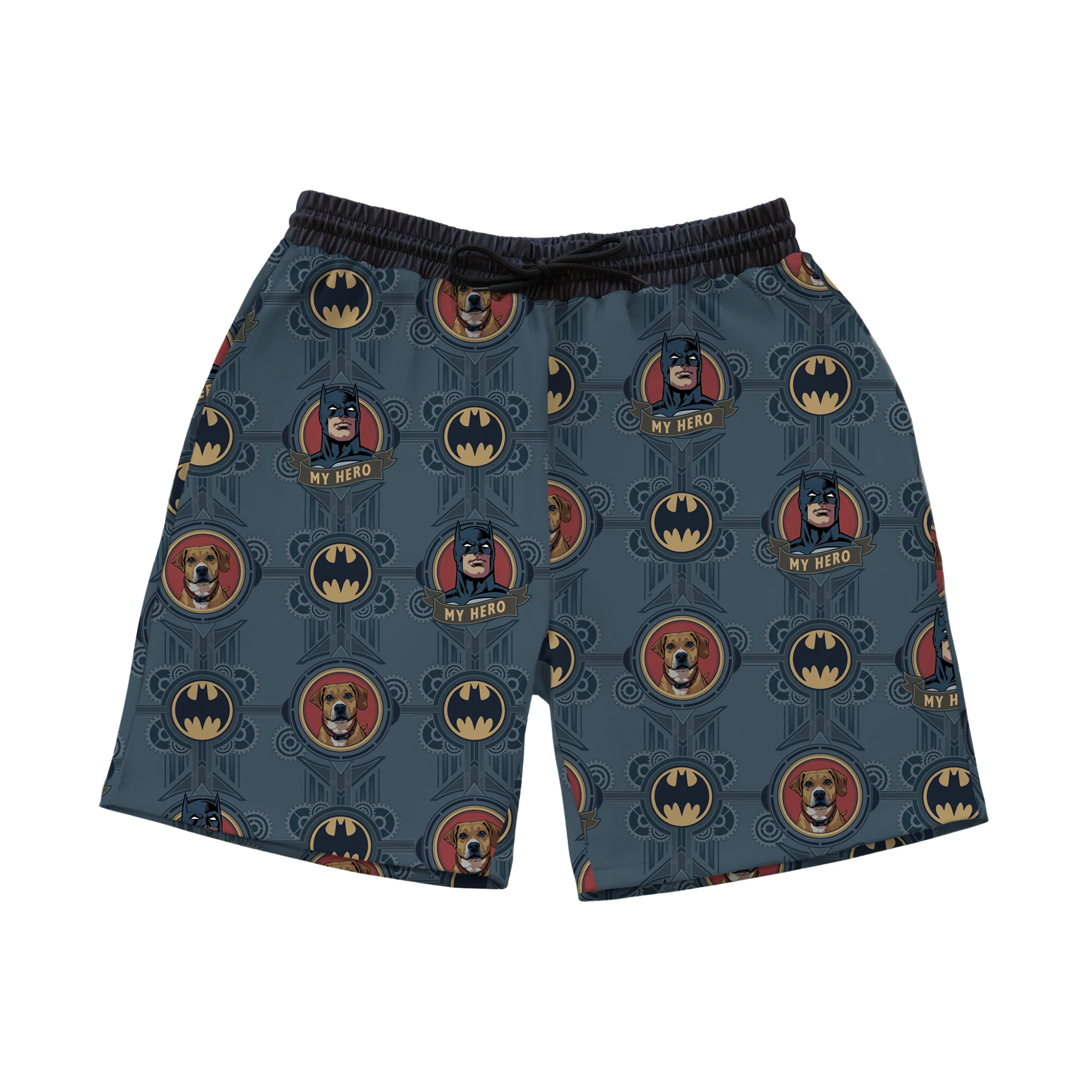 Batman Sweatshorts with Your Pet’s Face - Image 8