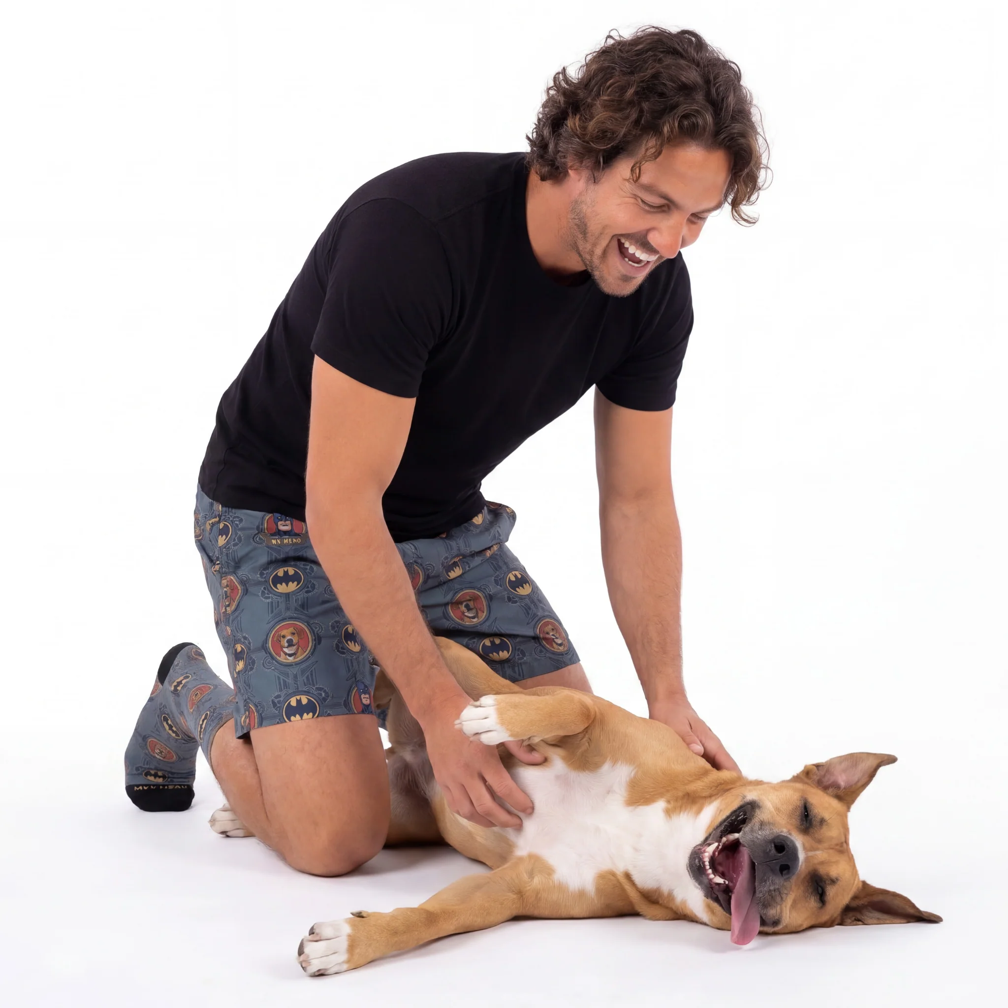 Batman Sweatshorts with Your Pet’s Face - Dark Knight - Image 3