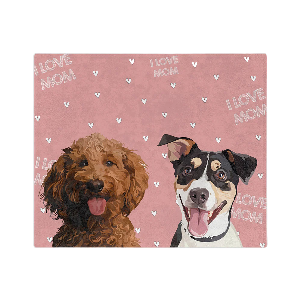Custom Pet Art Blanket - Image 37
