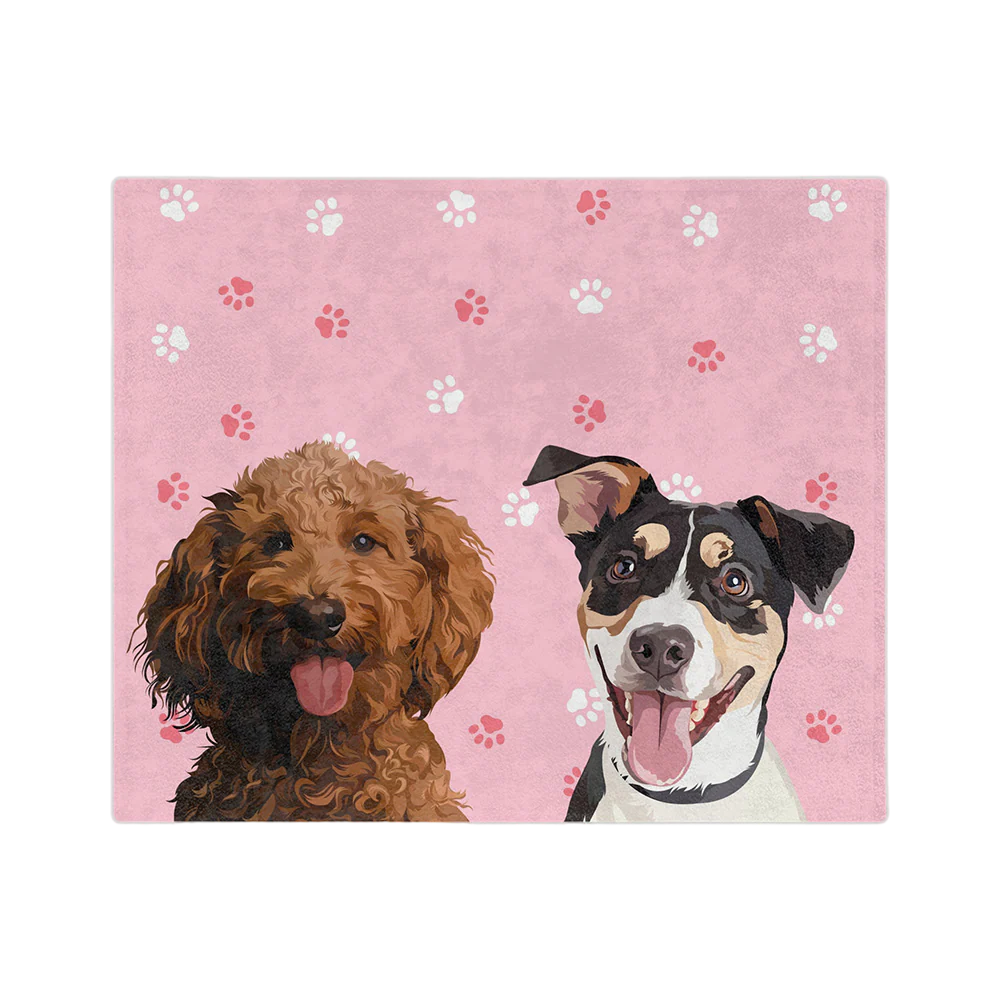 Custom Pet Art Blanket - Image 38