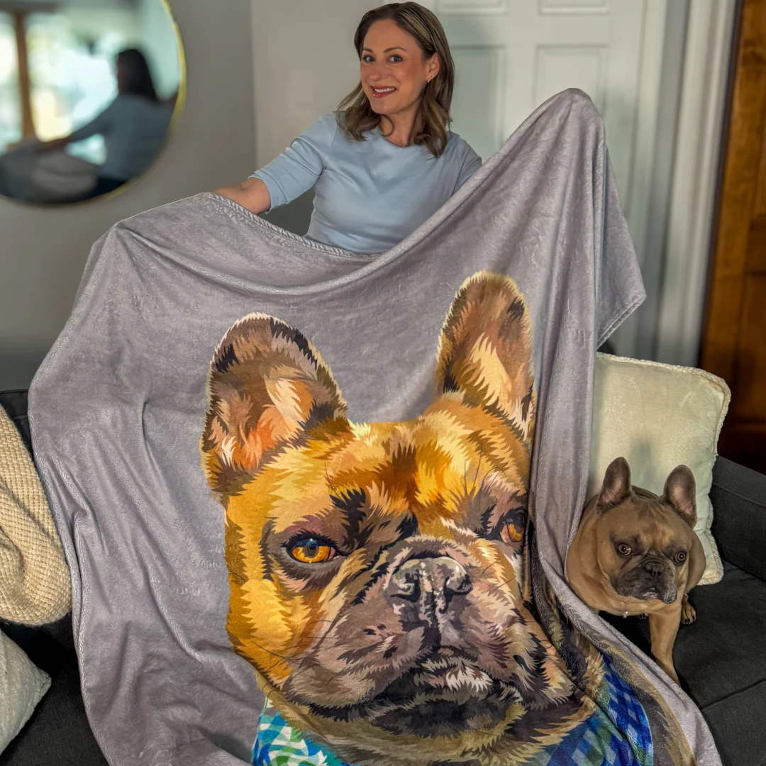 Custom Pet Art Blanket - Image 4