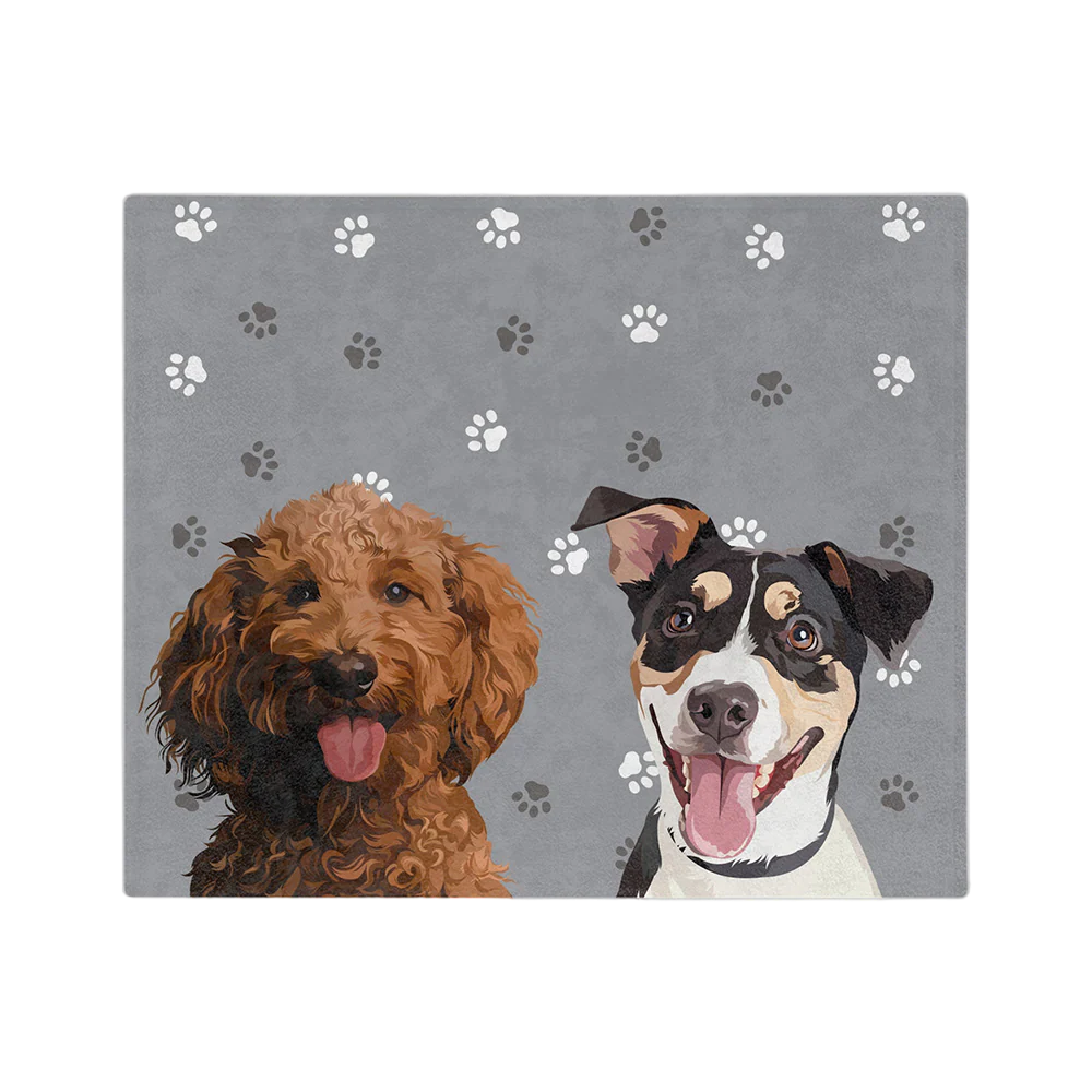 Custom Pet Art Blanket - Image 43