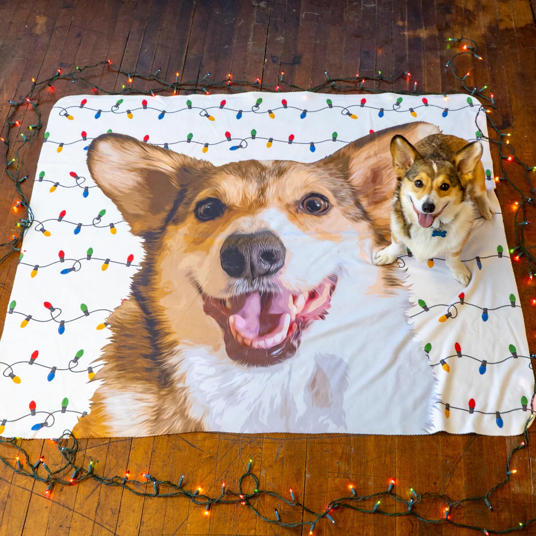 Custom Pet Art Blanket - Image 5