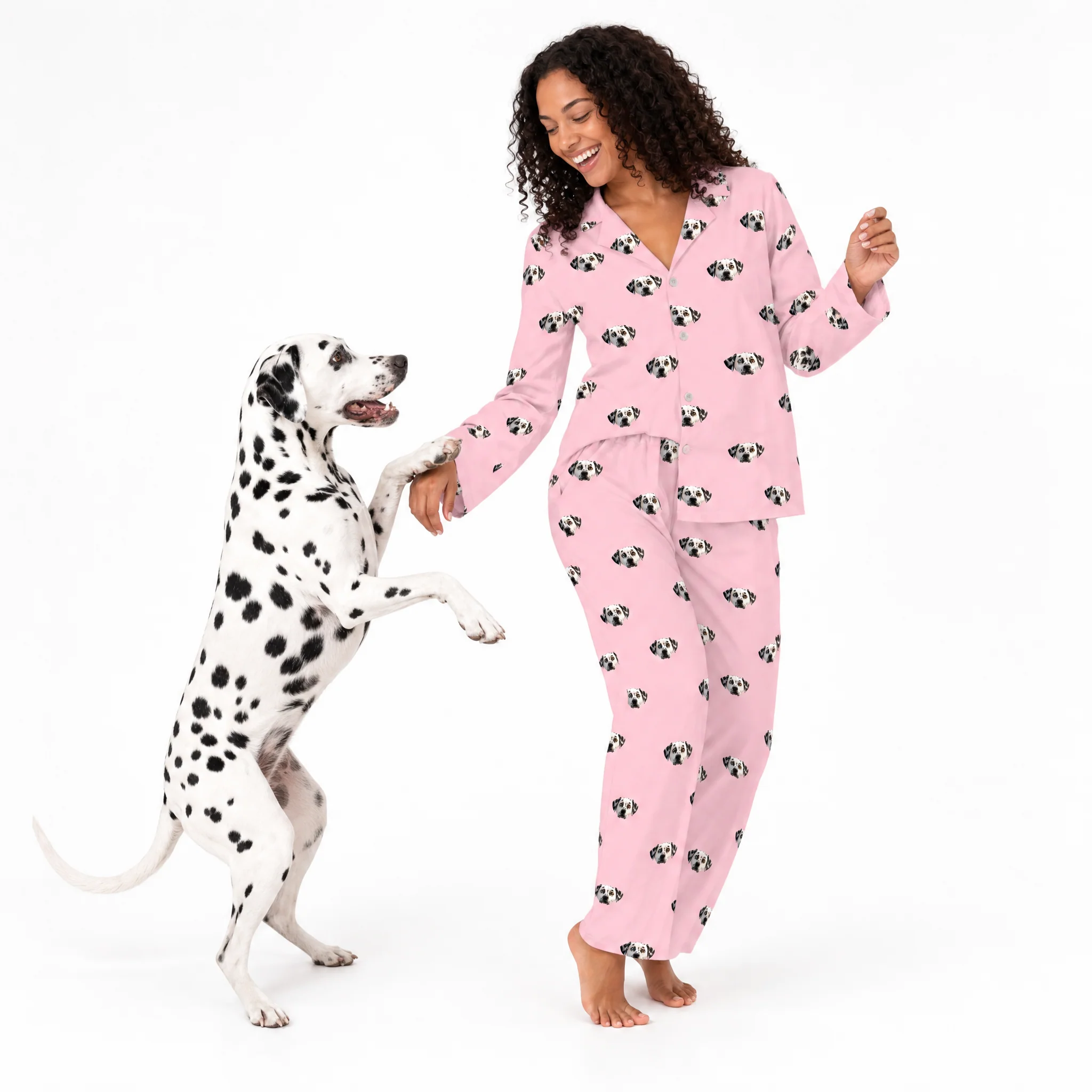 Adult Custom Cartoon Pet Face Pajamas - Image 4