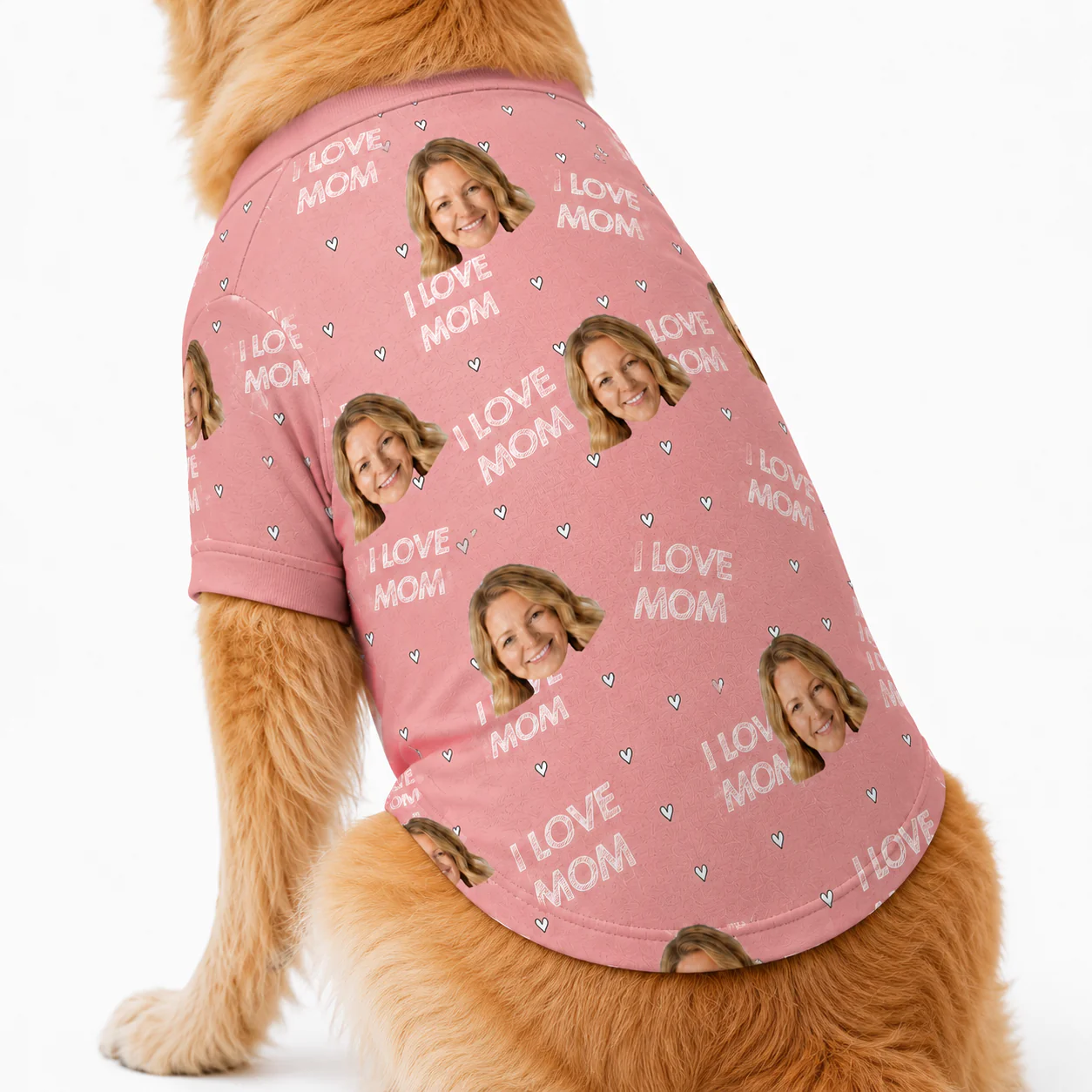 Custom Dog Pajamas - I Love Mom - Image 2