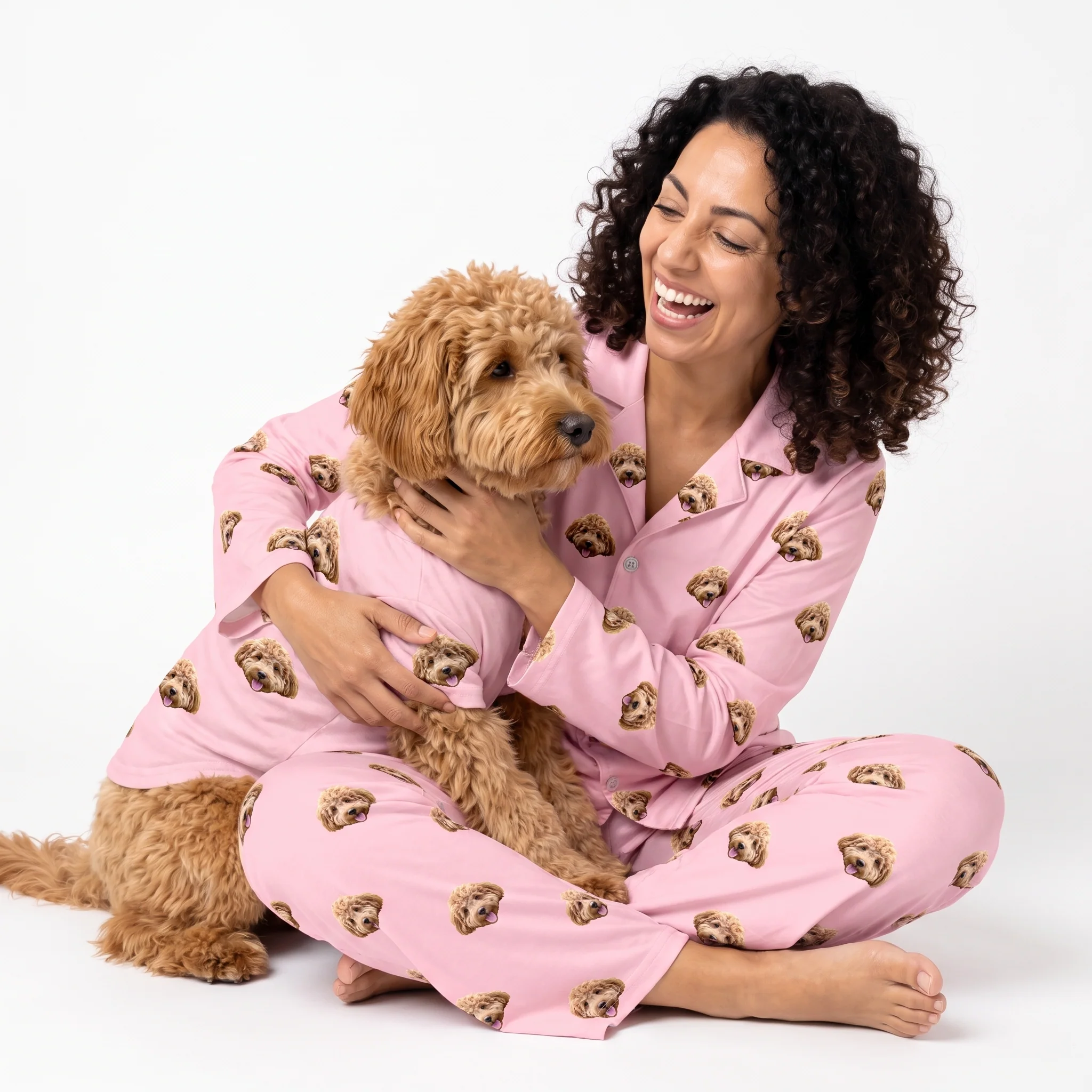 Custom Dog Pajamas - Pink Dream - Image 3