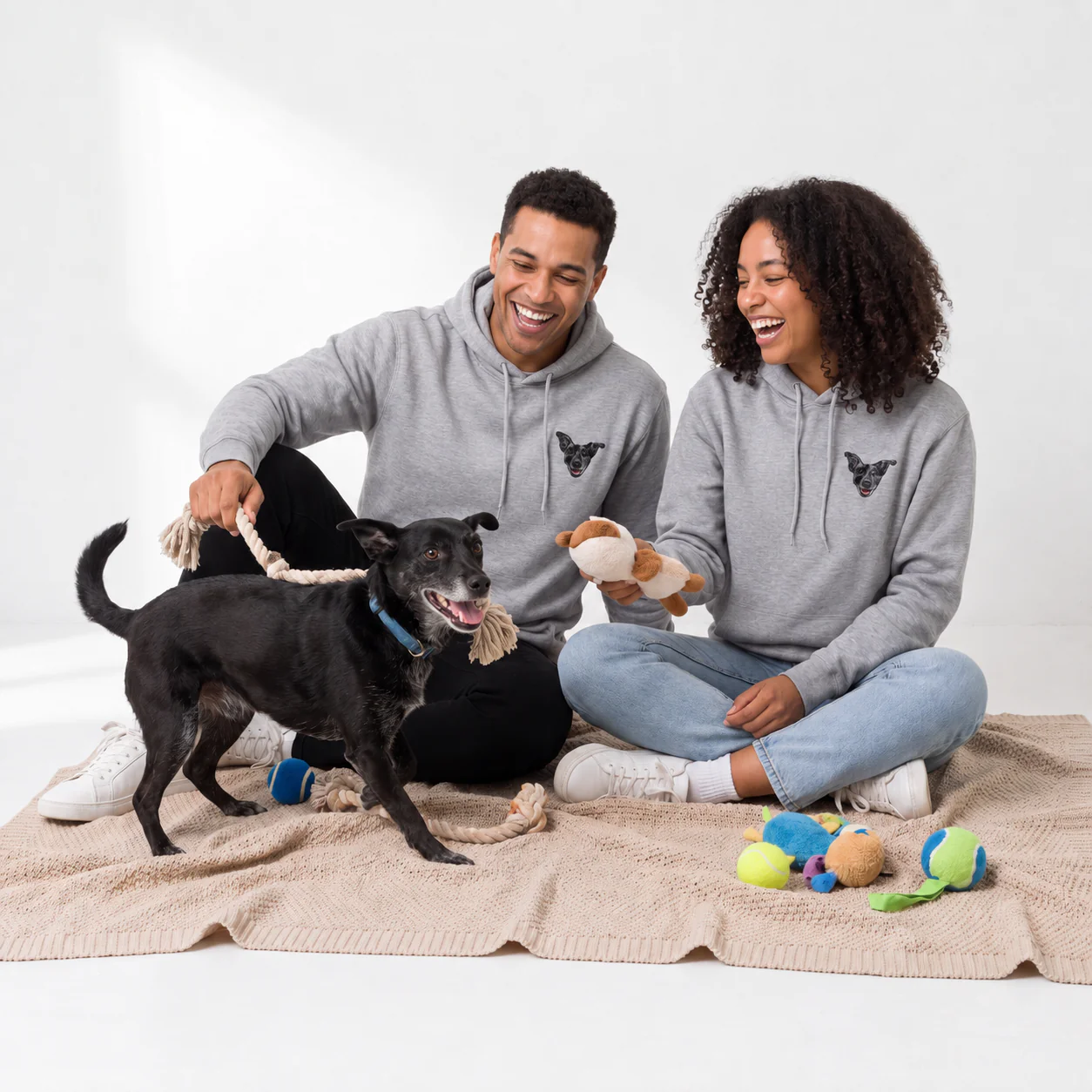 Custom Embroidered Hoodie With Your Pet's Face - Image 6