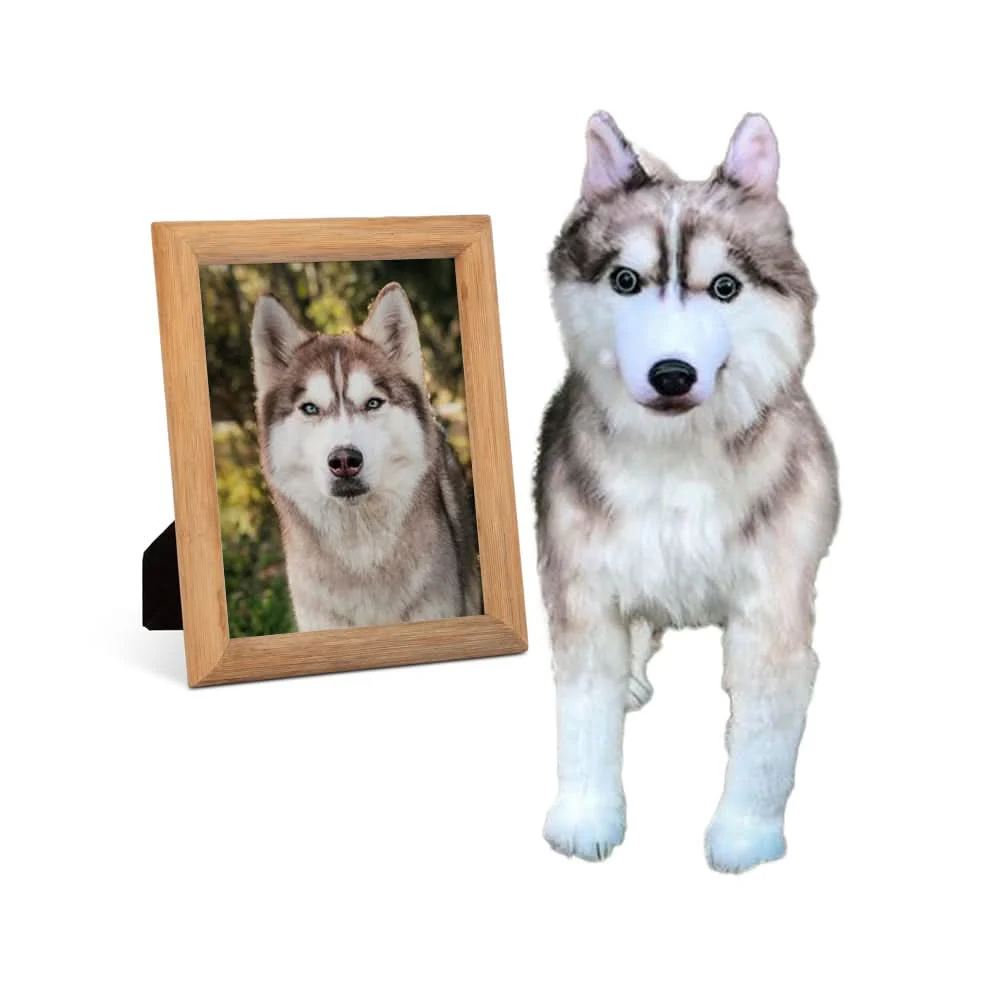 Custom Husky Plush Cuddle Clone - Image 3