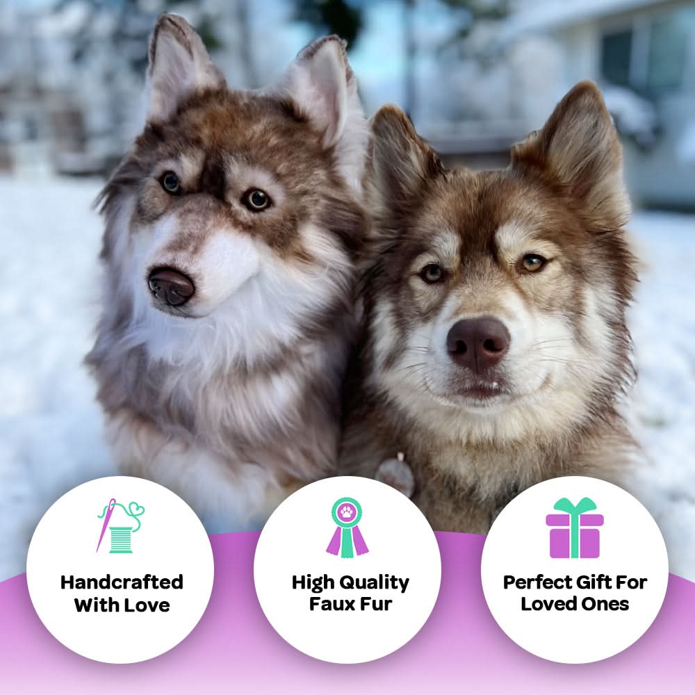 Custom Husky Plush Cuddle Clone - Image 4