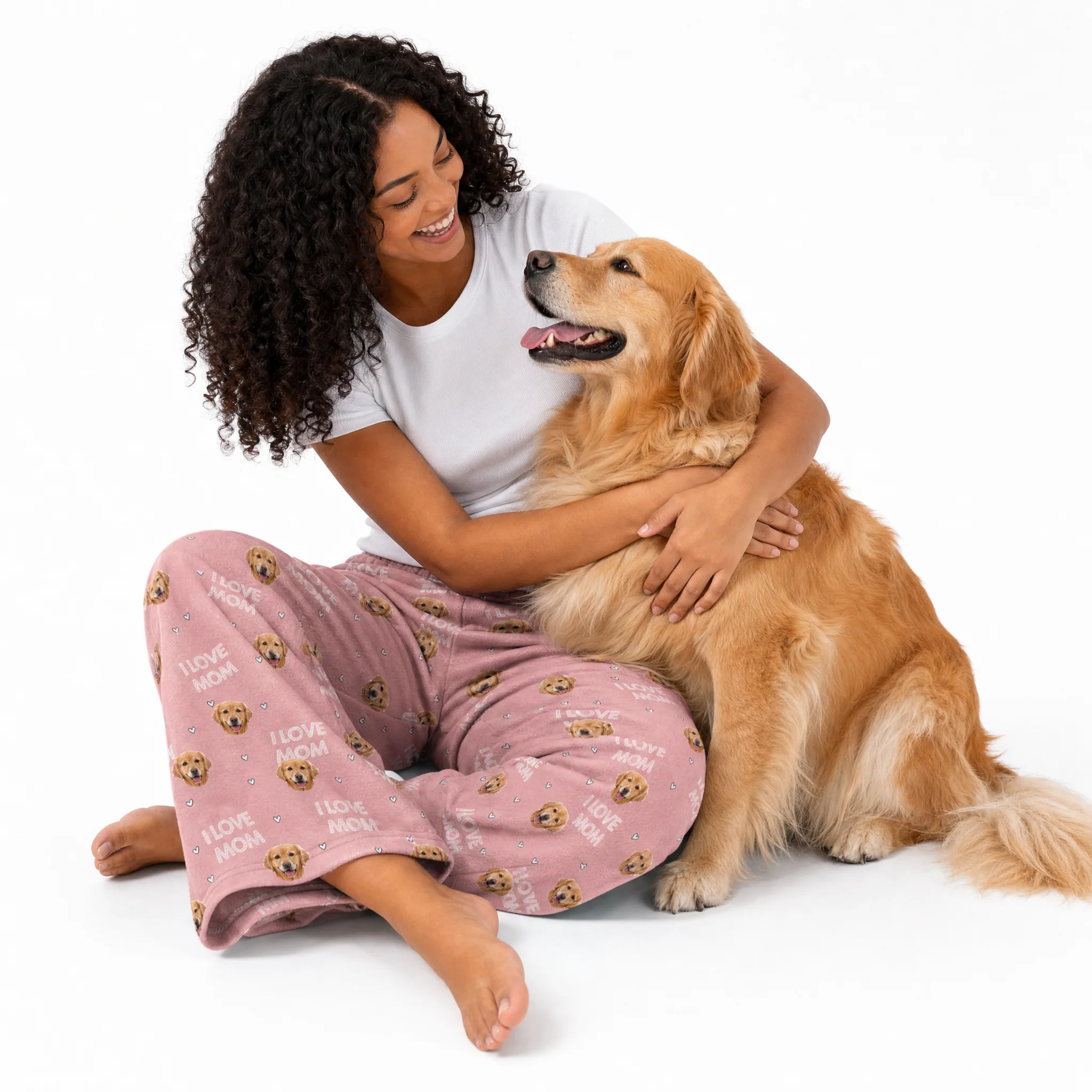 Adult Custom Pet Face Fleece Pajama Pants - Image 19