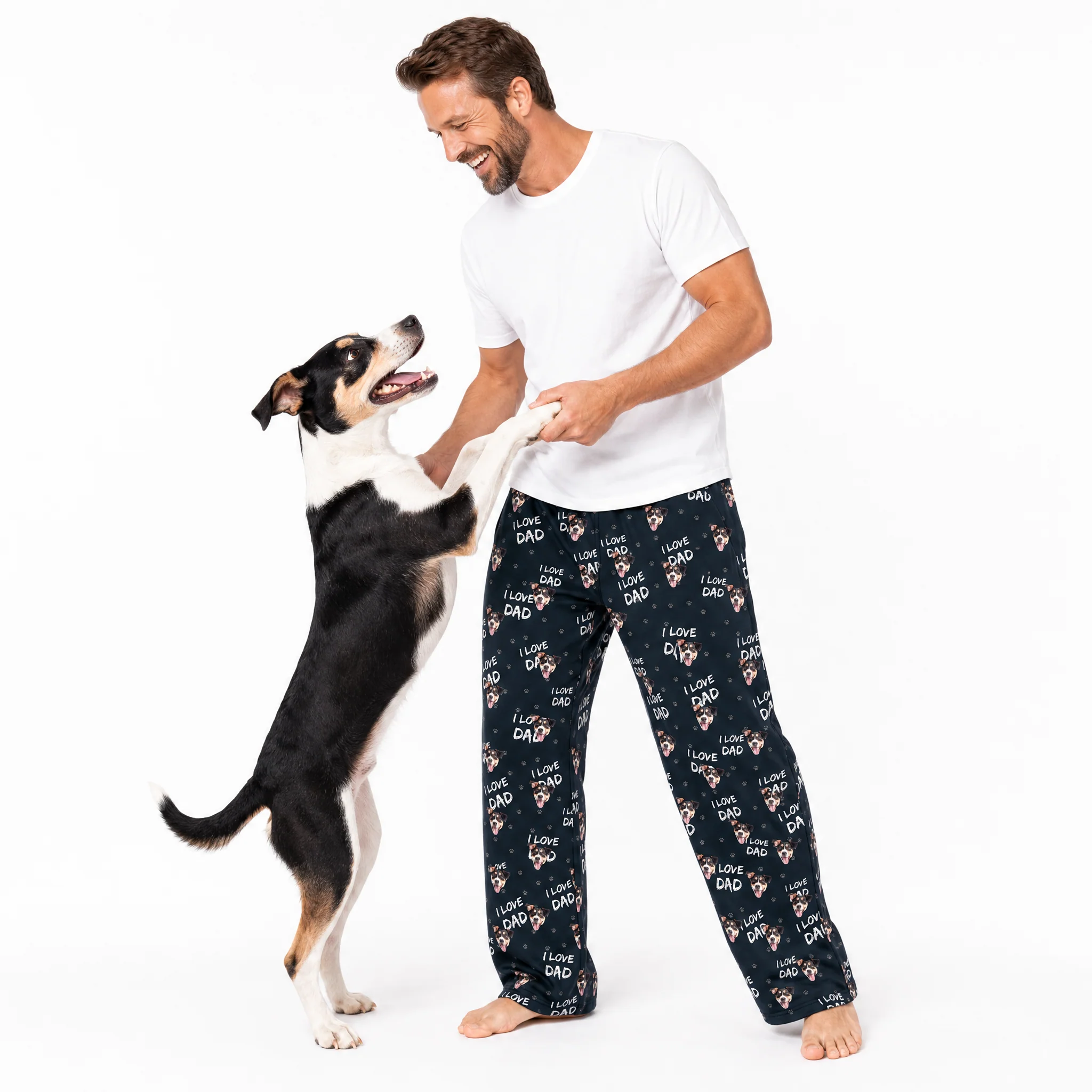 Adult Custom Pet Face Fleece Pajama Pants - Image 20