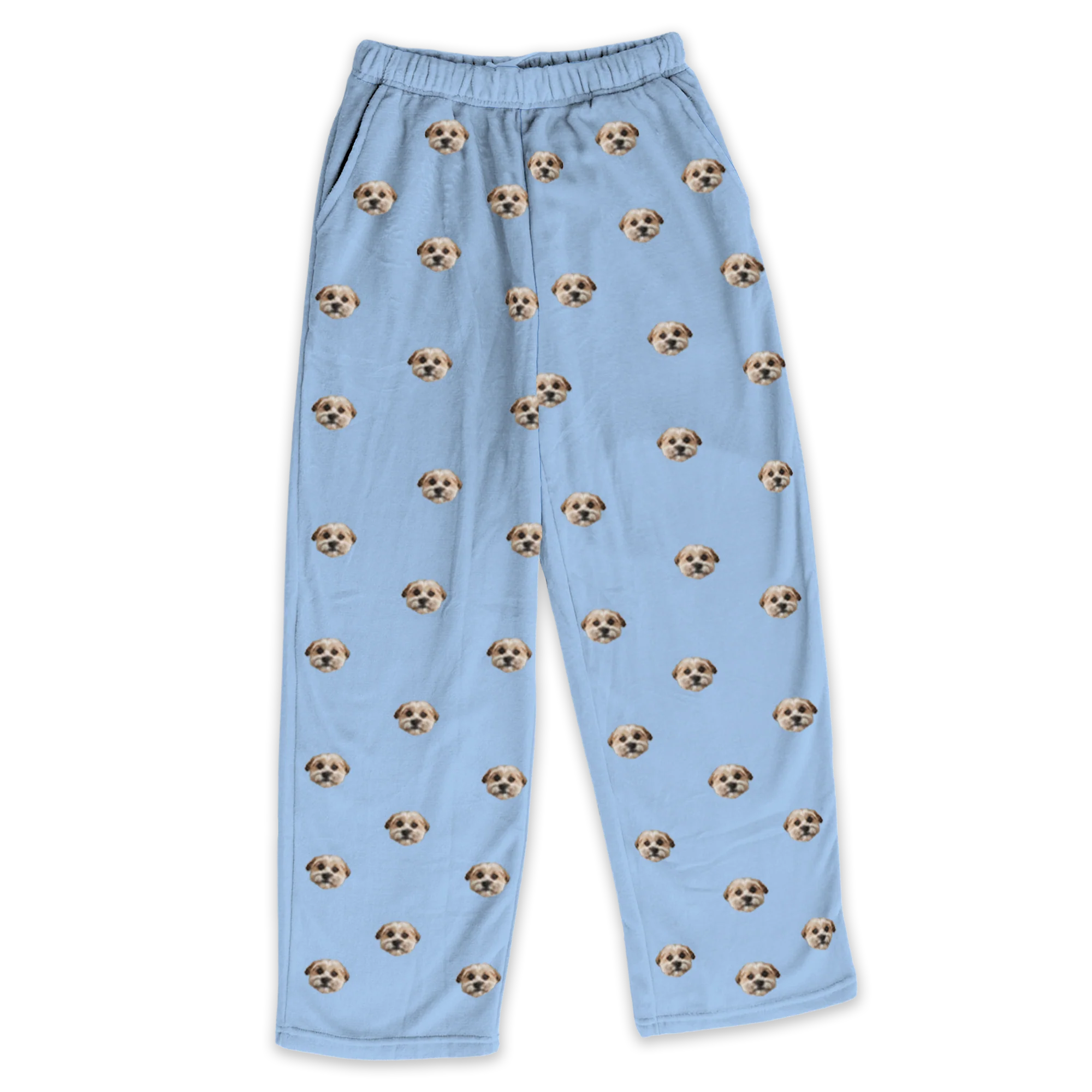 Adult Custom Pet Face Fleece Pajama Pants - Image 23