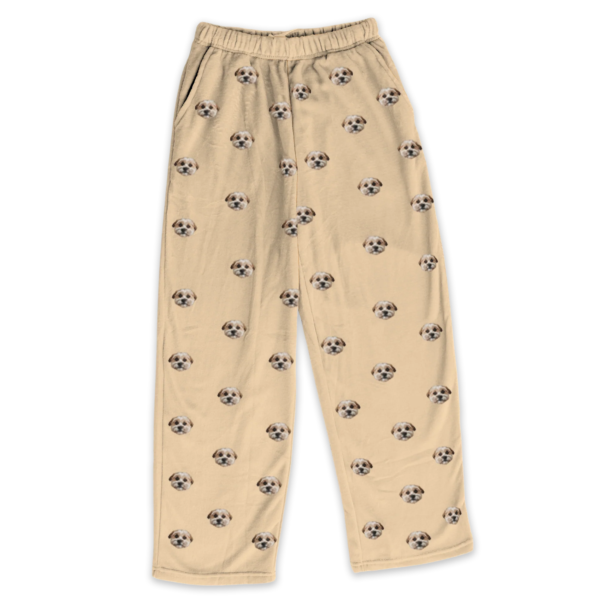 Adult Custom Pet Face Fleece Pajama Pants - Image 24
