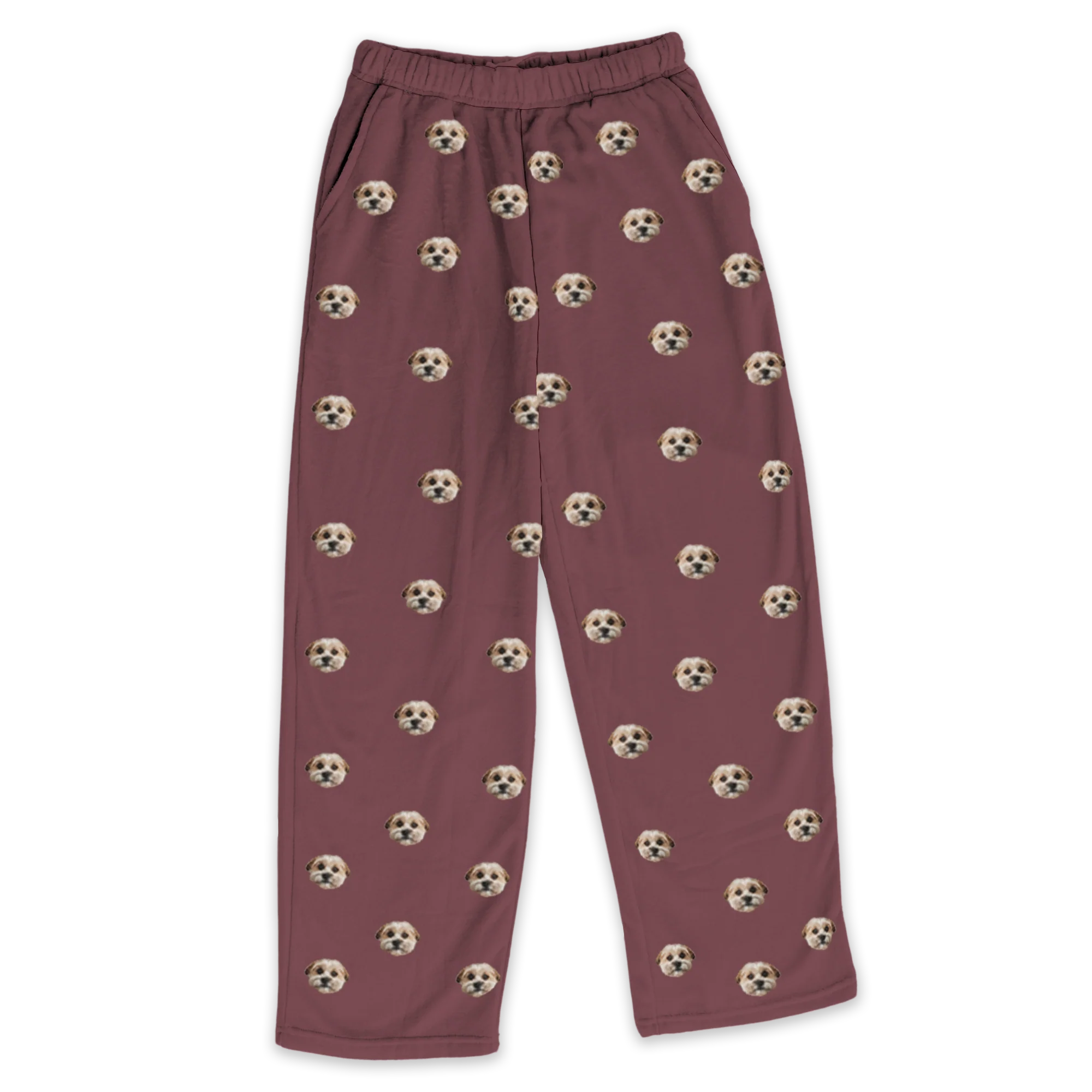 Adult Custom Pet Face Fleece Pajama Pants - Image 27