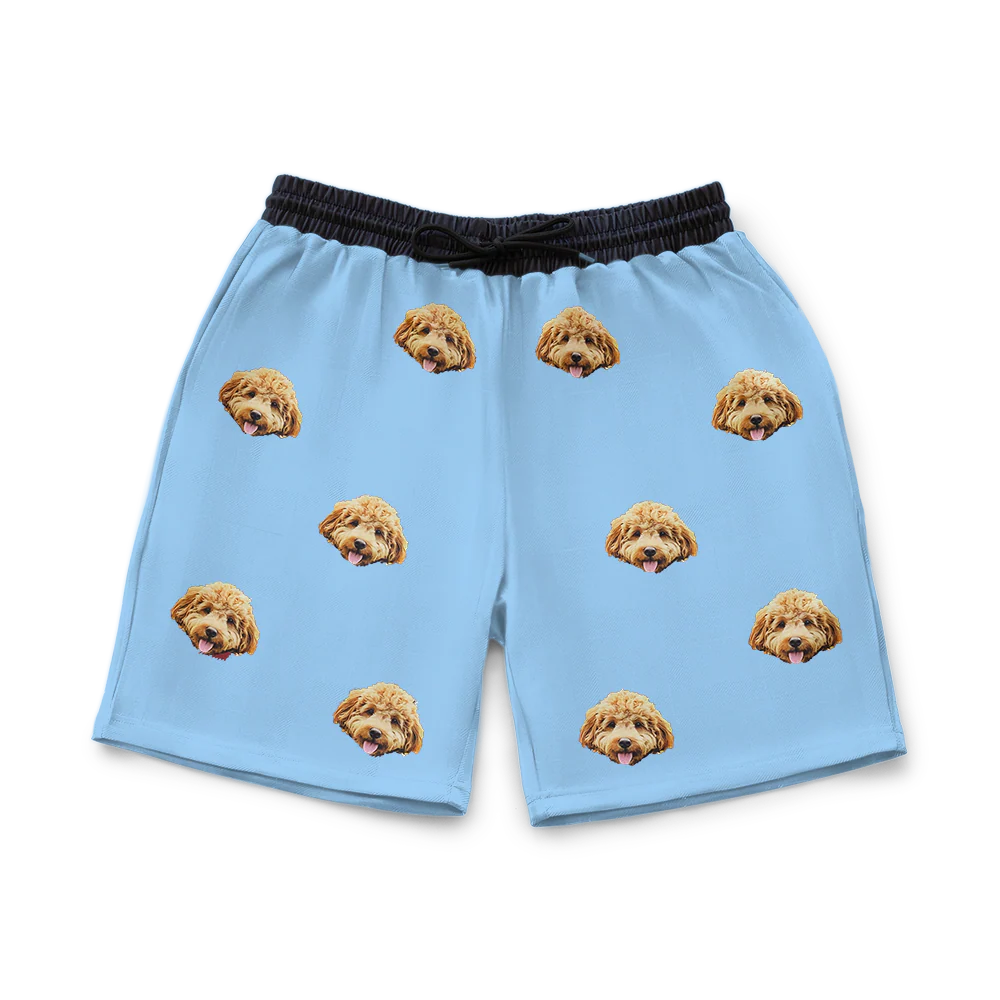Customized  Pet Face Sweatshorts - 1 Pet - Image 11
