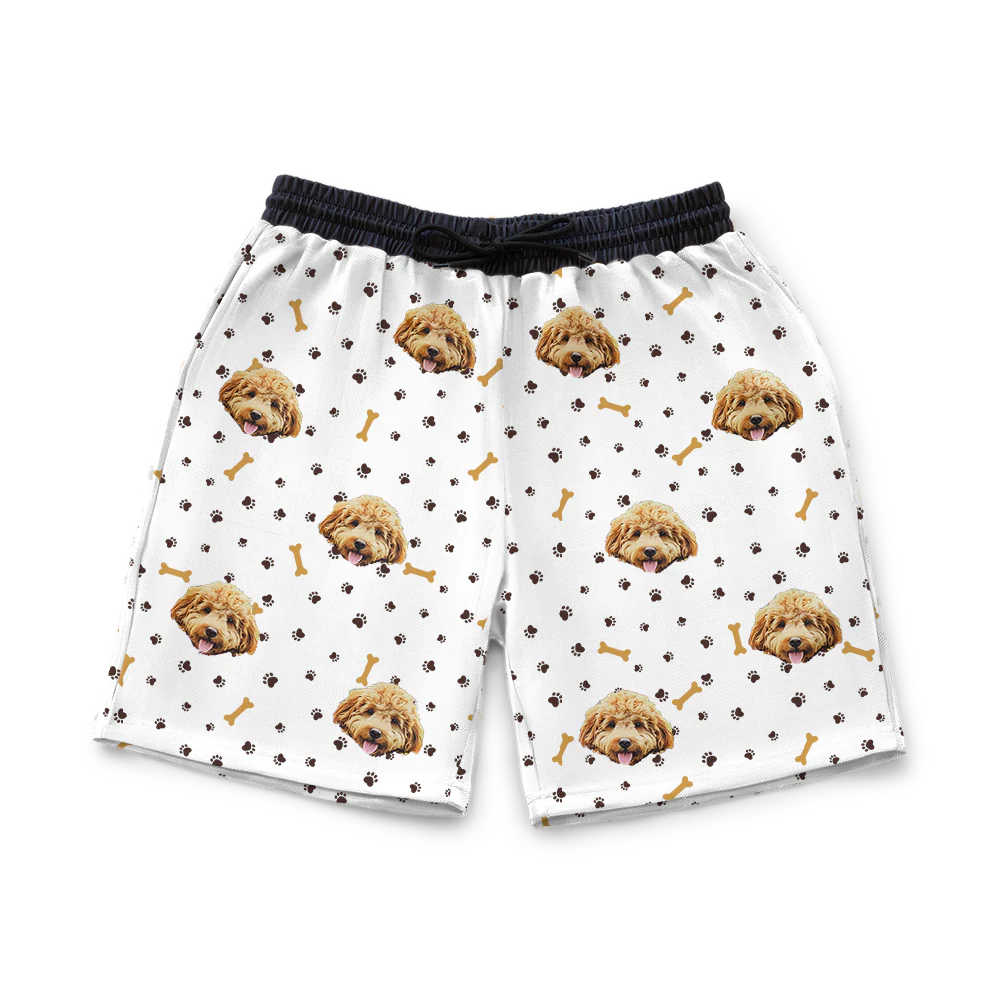 Customized  Pet Face Sweatshorts - 1 Pet - Image 13
