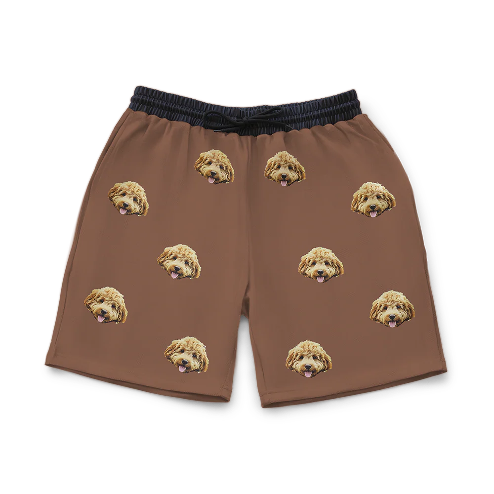 Customized  Pet Face Sweatshorts - 1 Pet - Image 17