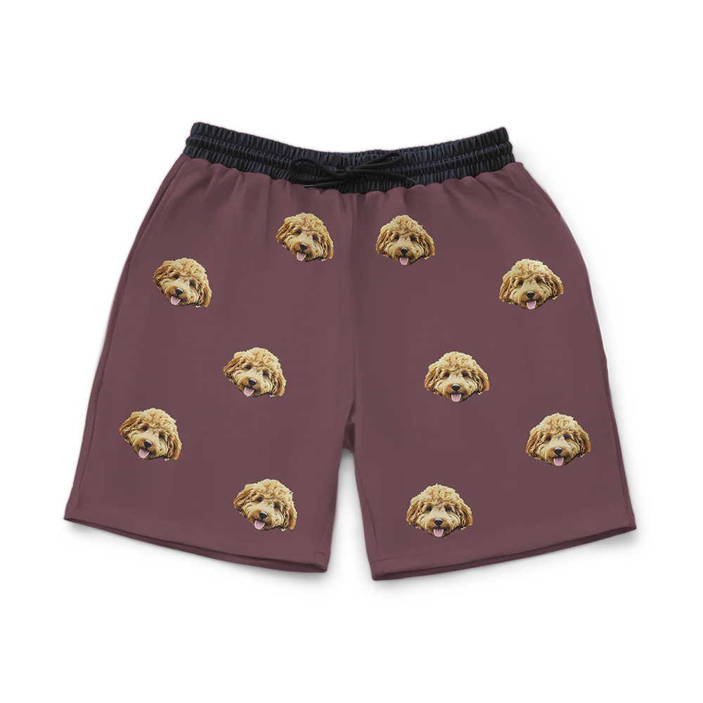 Customized  Pet Face Sweatshorts - 1 Pet - Image 18