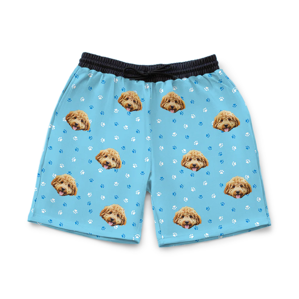 Customized  Pet Face Sweatshorts - 1 Pet - Image 6