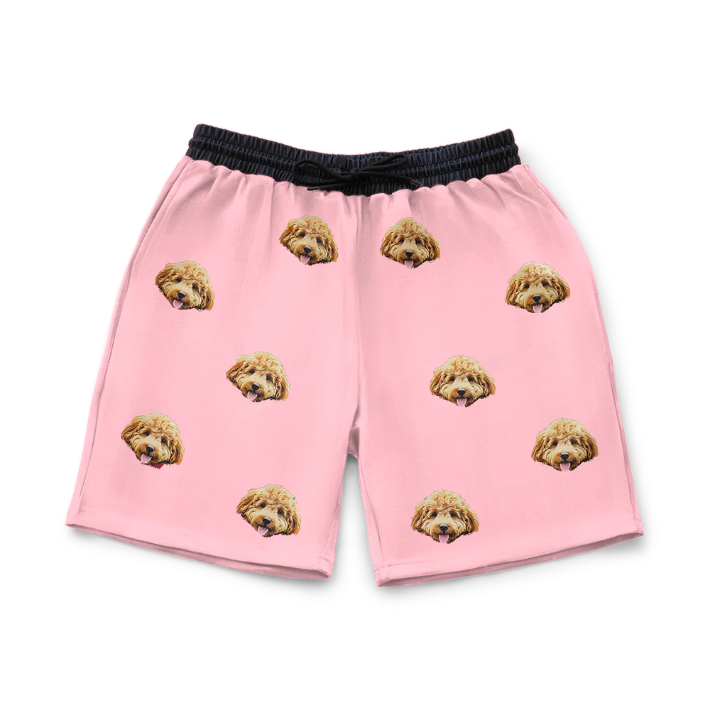 Customized  Pet Face Sweatshorts - 1 Pet - Image 9