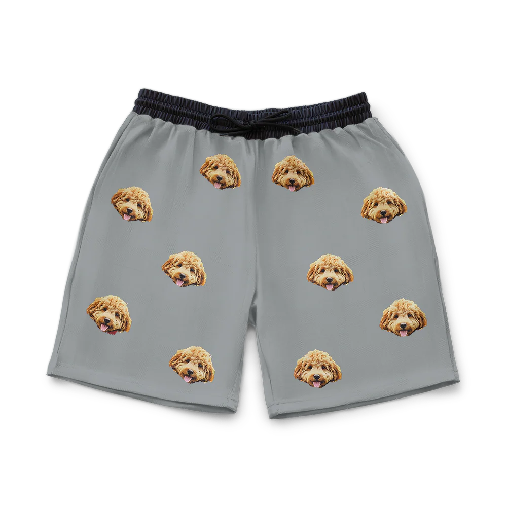 Custom Pet Face Sweatshorts - Image 26