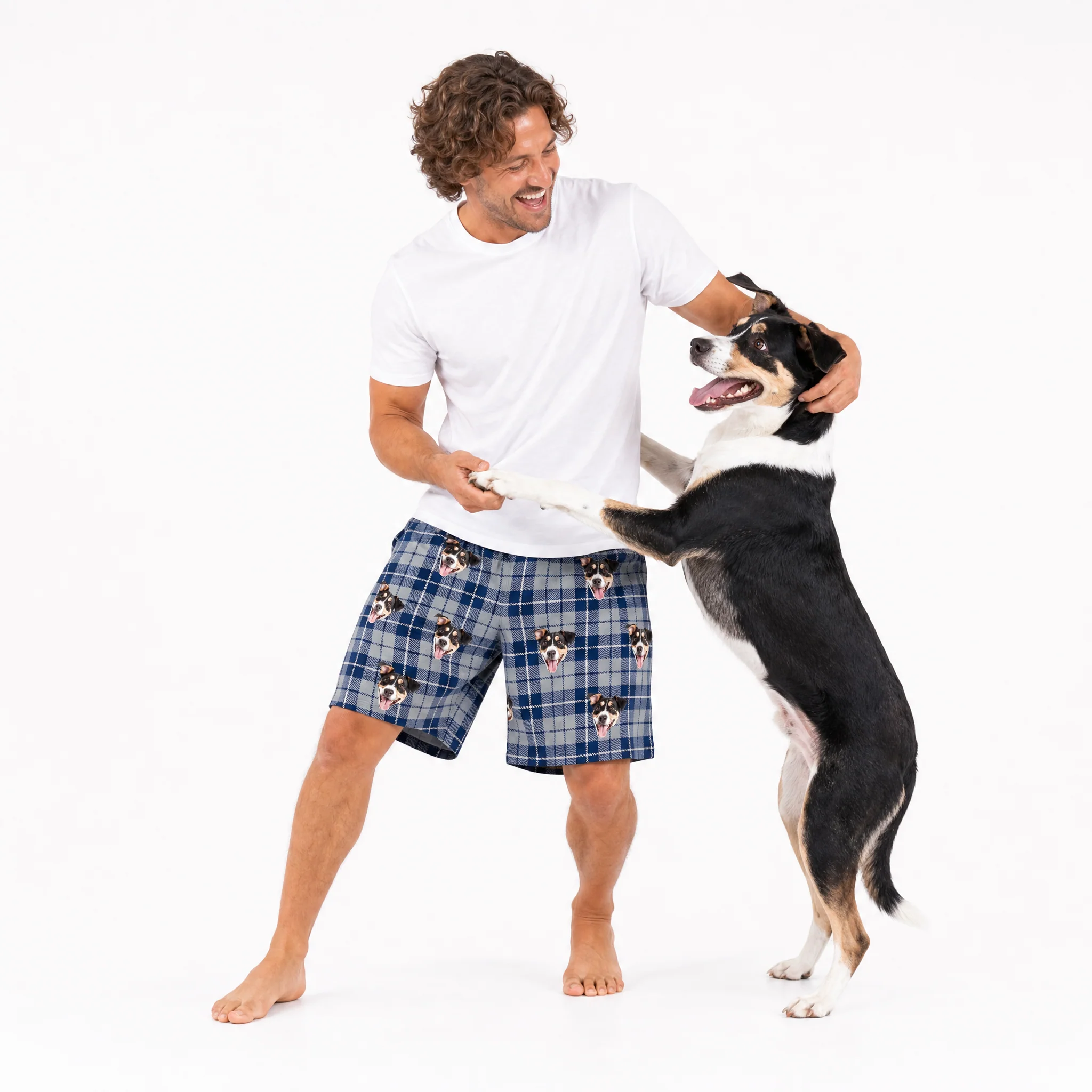 Custom Pet Face Sweatshorts - Image 3