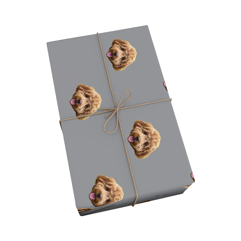 Custom Pet Face Wrapping Paper - Image 9
